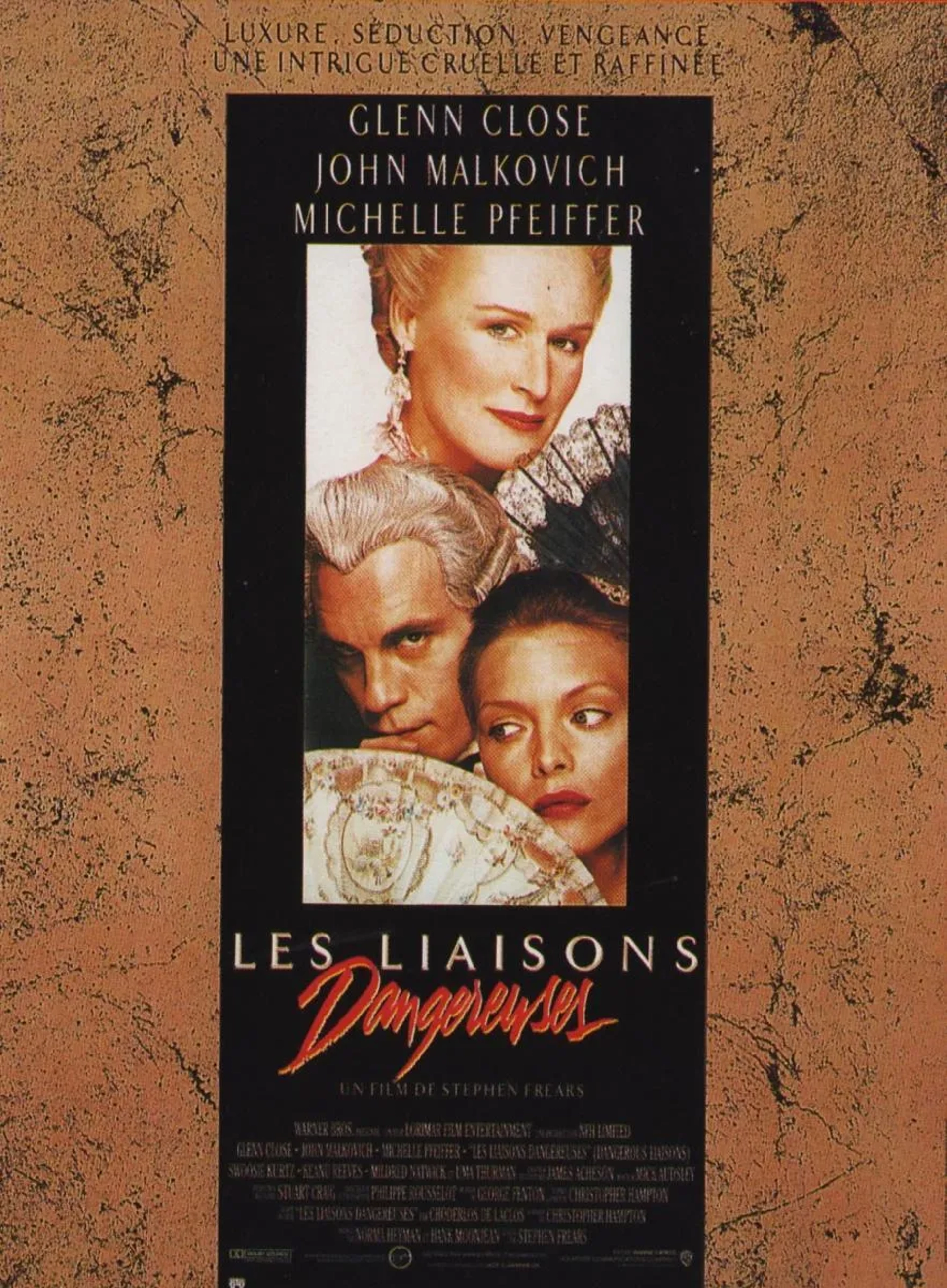 Michelle Pfeiffer, Glenn Close, and John Malkovich in Dangerous Liaisons (1988)