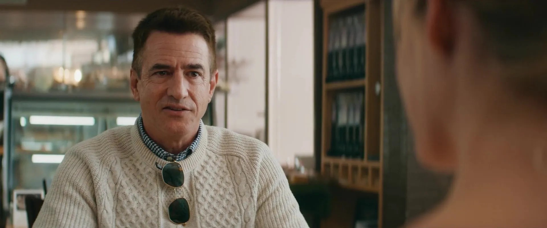 Dermot Mulroney and Greer Grammer in Deadly Illusions (2021)