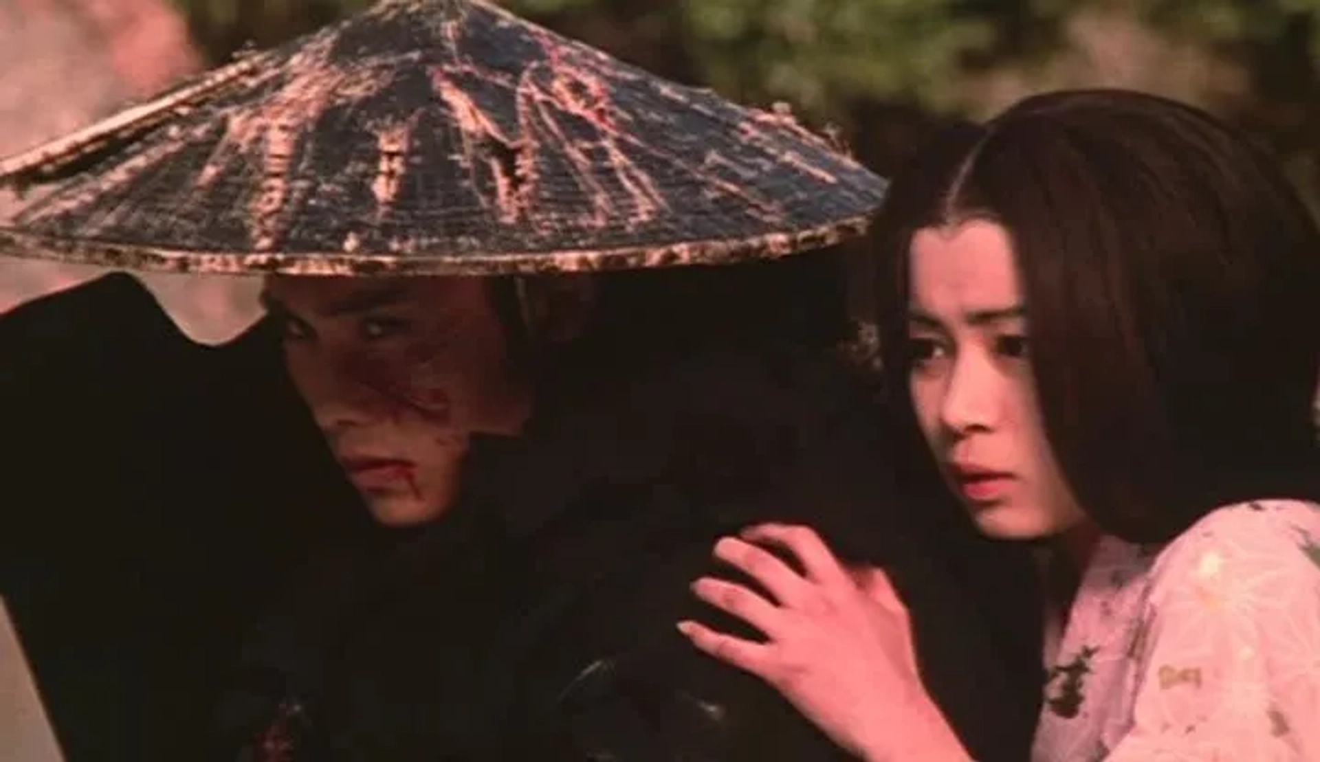 Tak Sakaguchi and Chieko Misaka in Versus (2000)