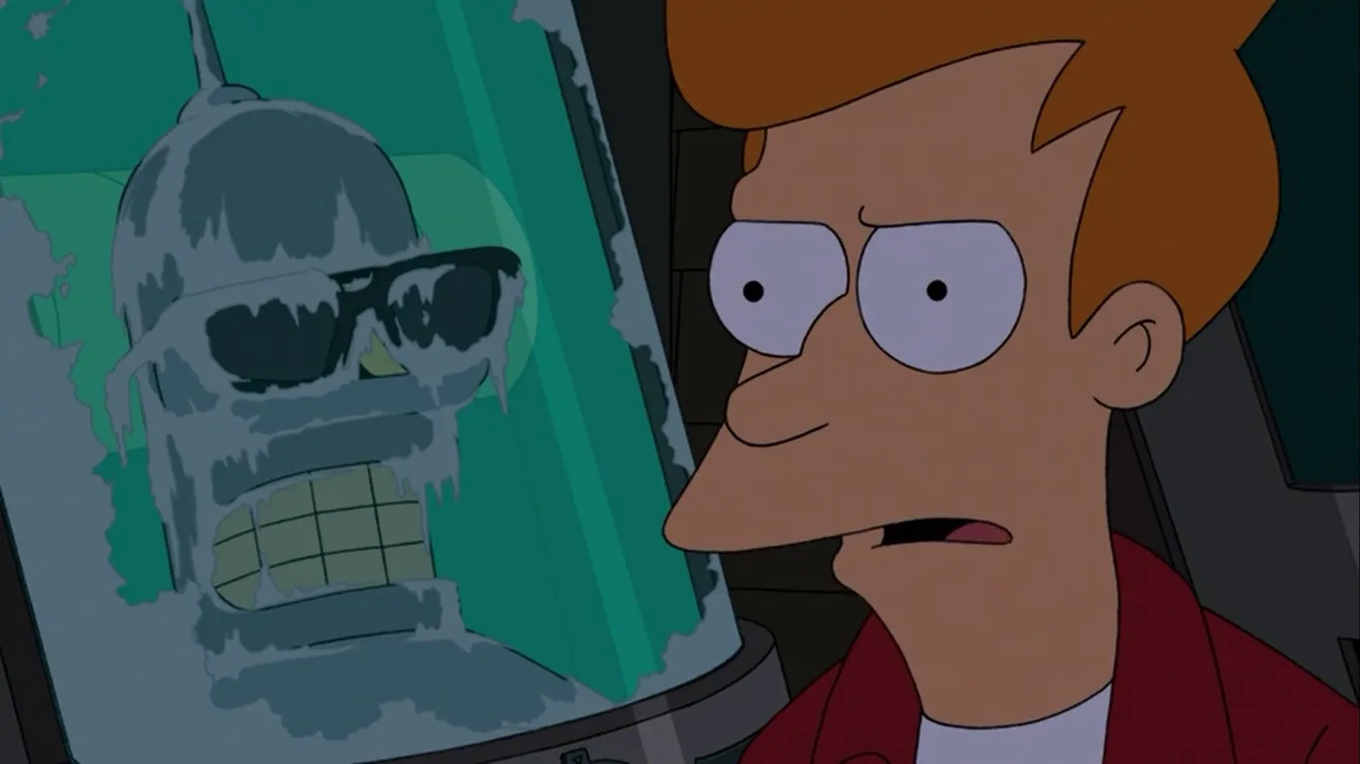 John DiMaggio and Billy West in Futurama: Bender's Big Score (2007)