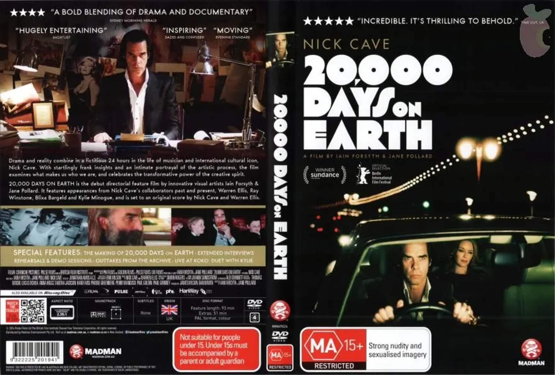 Kylie Minogue and Nick Cave in 20,000 Days on Earth (2014)
