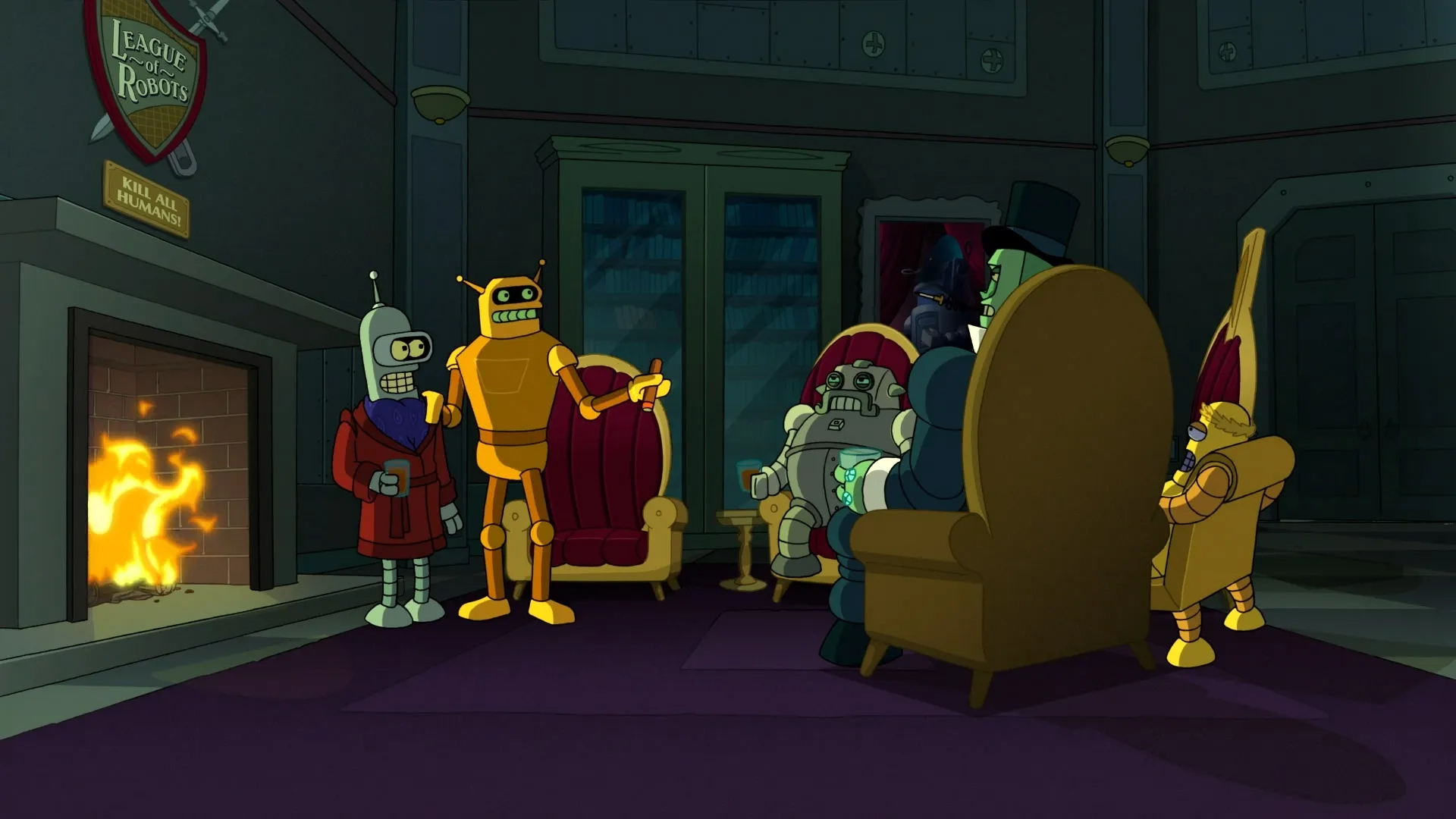 Maurice LaMarche and John DiMaggio in Futurama: The Beast with a Billion Backs (2008)