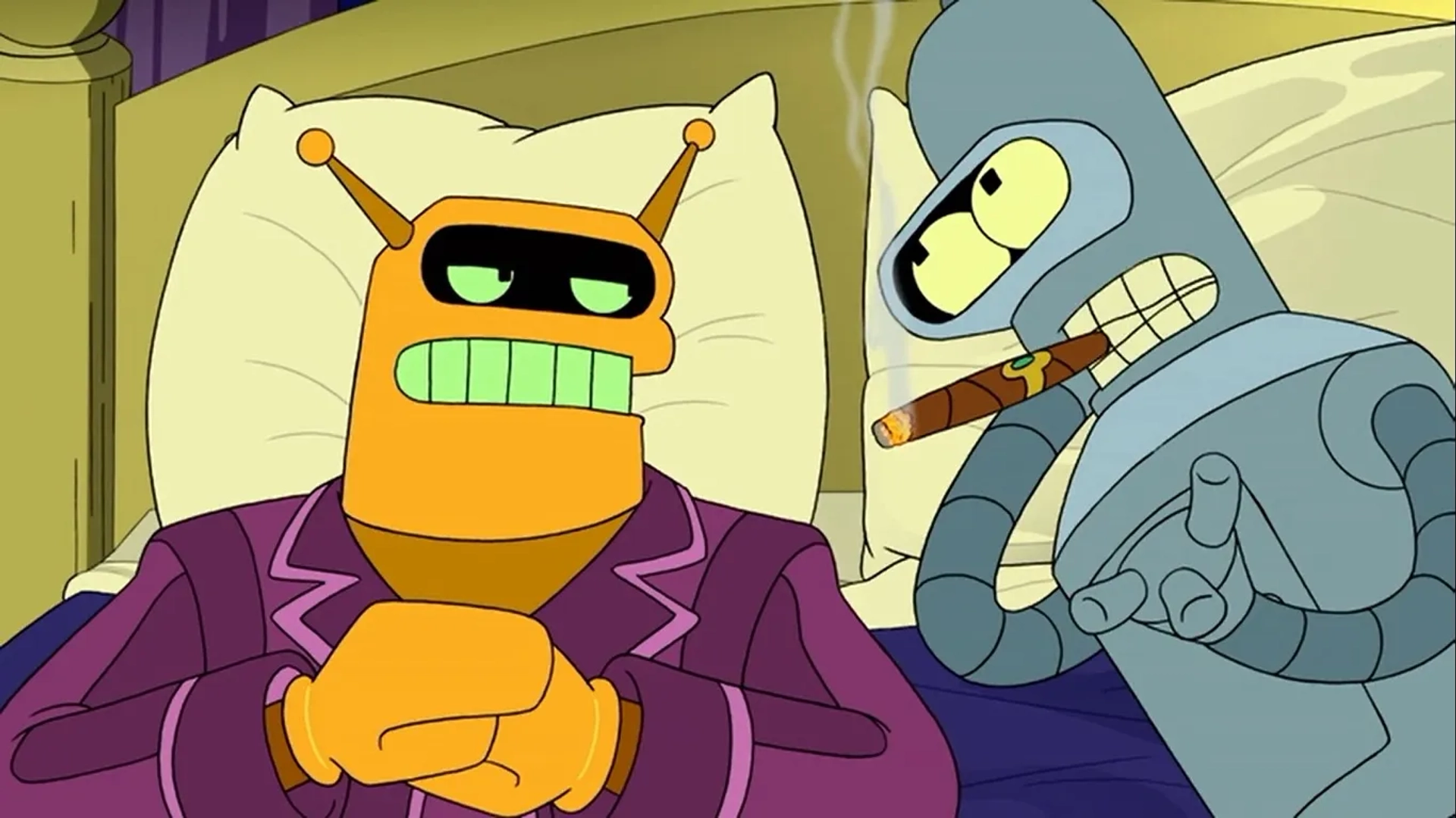 Maurice LaMarche and John DiMaggio in Futurama: The Beast with a Billion Backs (2008)