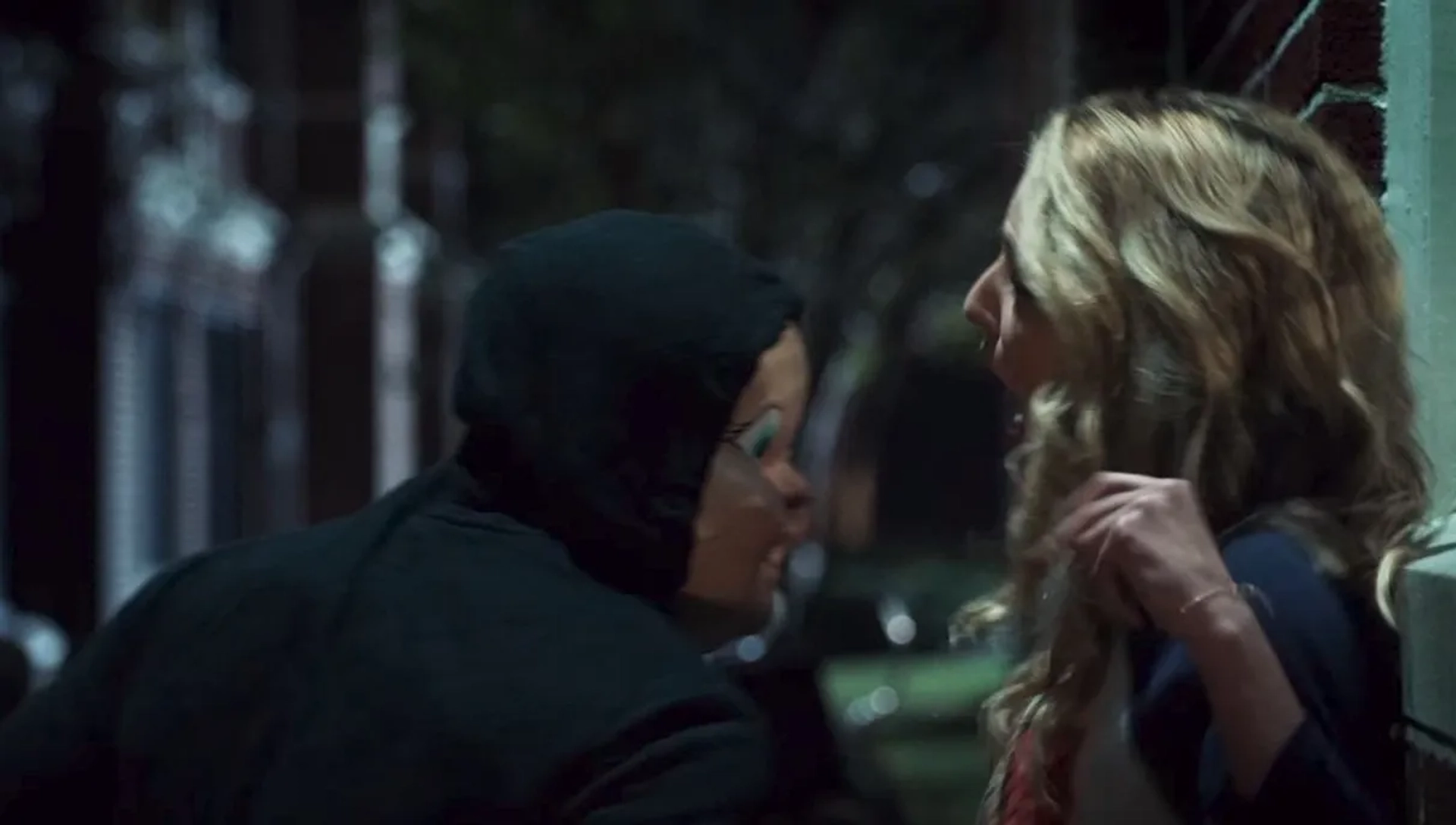 Jessica Rothe and Rob Mello in Happy Death Day (2017)