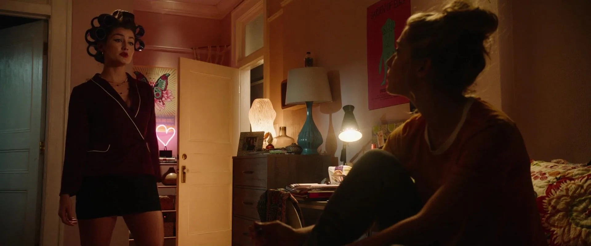 Jessica Rothe and Rachel Matthews in Happy Death Day (2017)