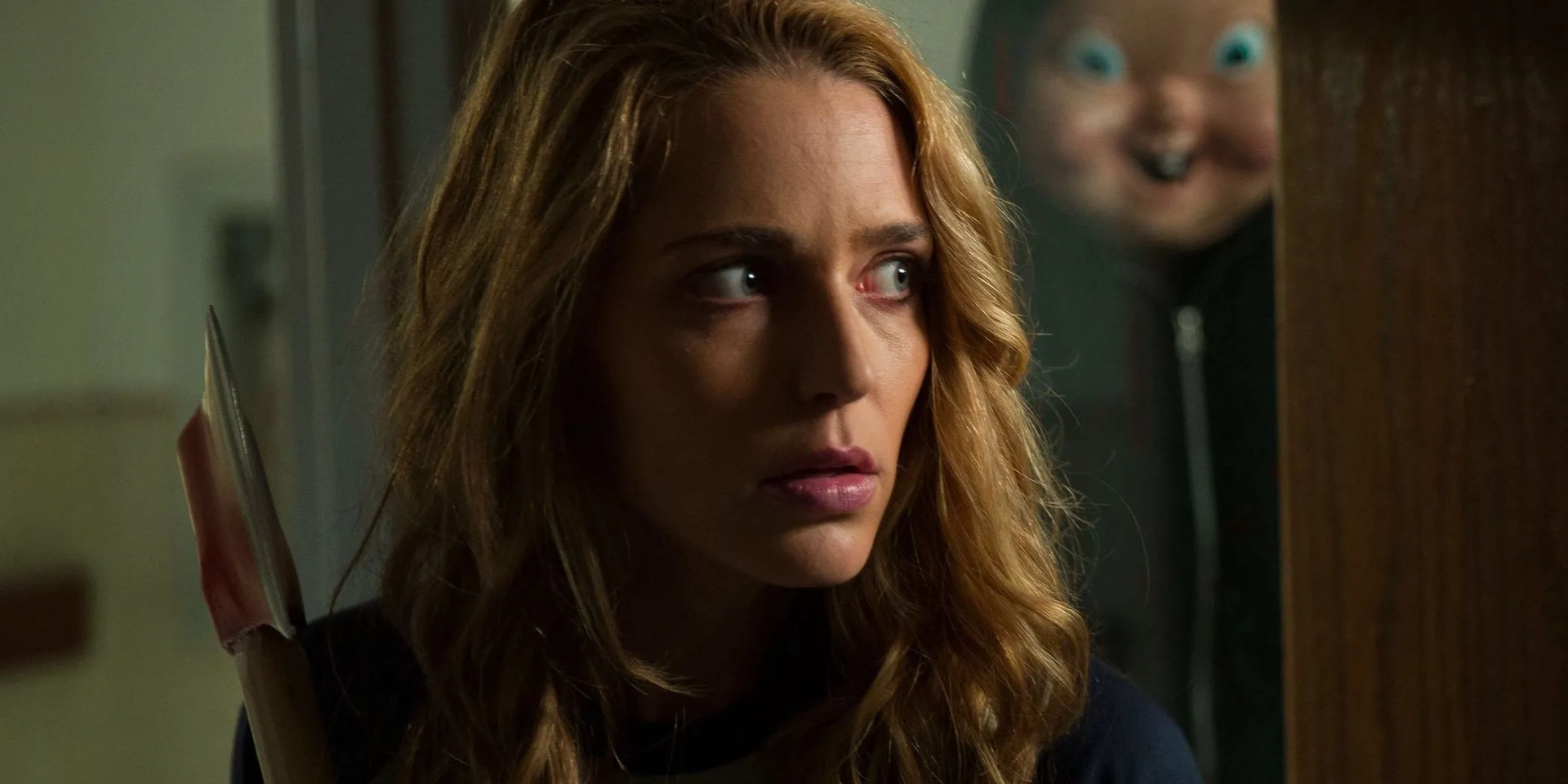 Jessica Rothe and Rob Mello in Happy Death Day (2017)
