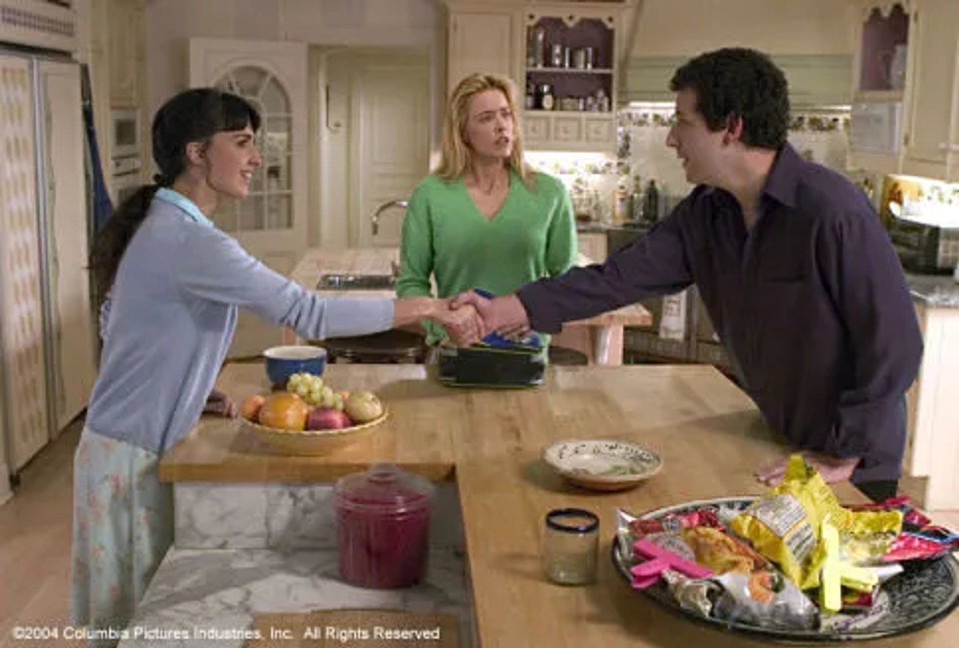 Téa Leoni, Adam Sandler, and Paz Vega in Spanglish (2004)