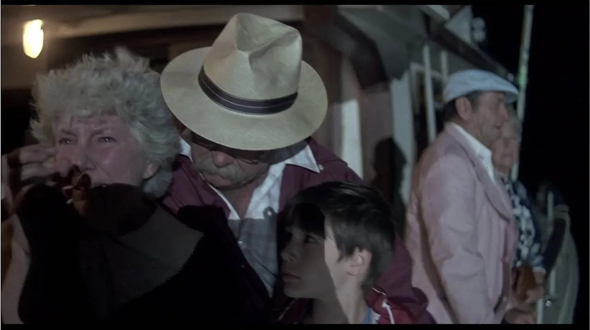 Wilford Brimley, Barret Oliver, and Maureen Stapleton in Cocoon (1985)