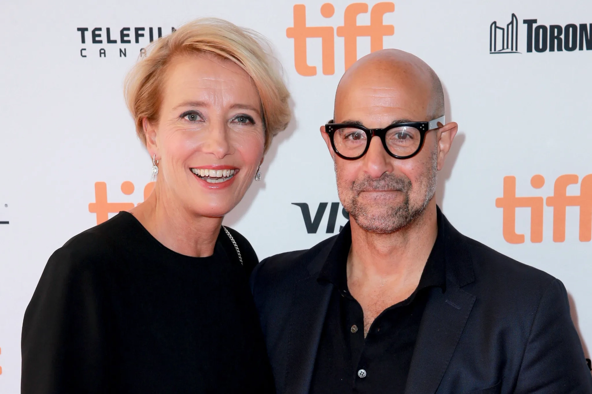Emma Thompson and Stanley Tucci at an event for The Children Act (2017)