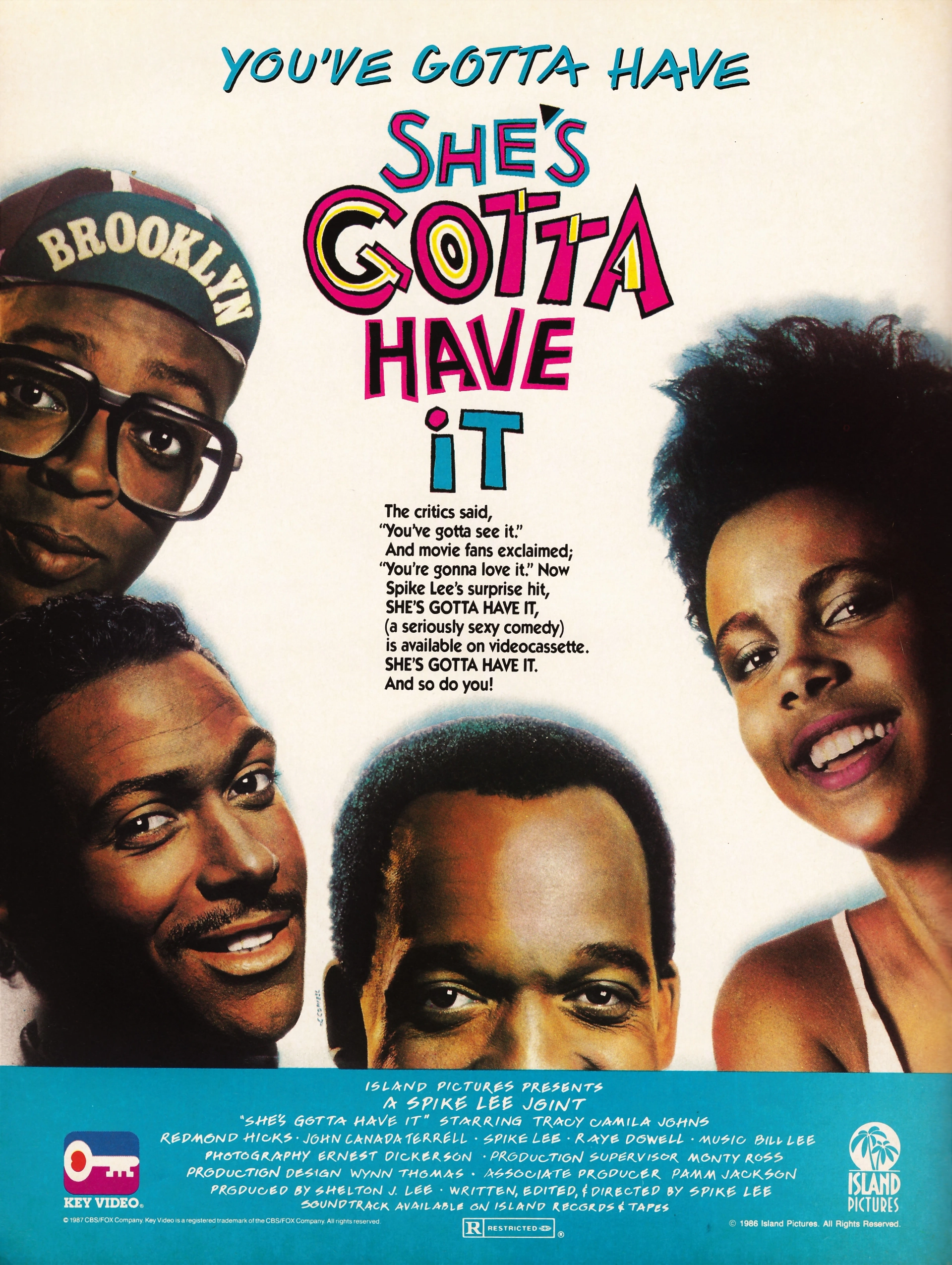Spike Lee, Tommy Redmond Hicks, Tracy Camilla Johns, and John Canada Terrell in She's Gotta Have It (1986)