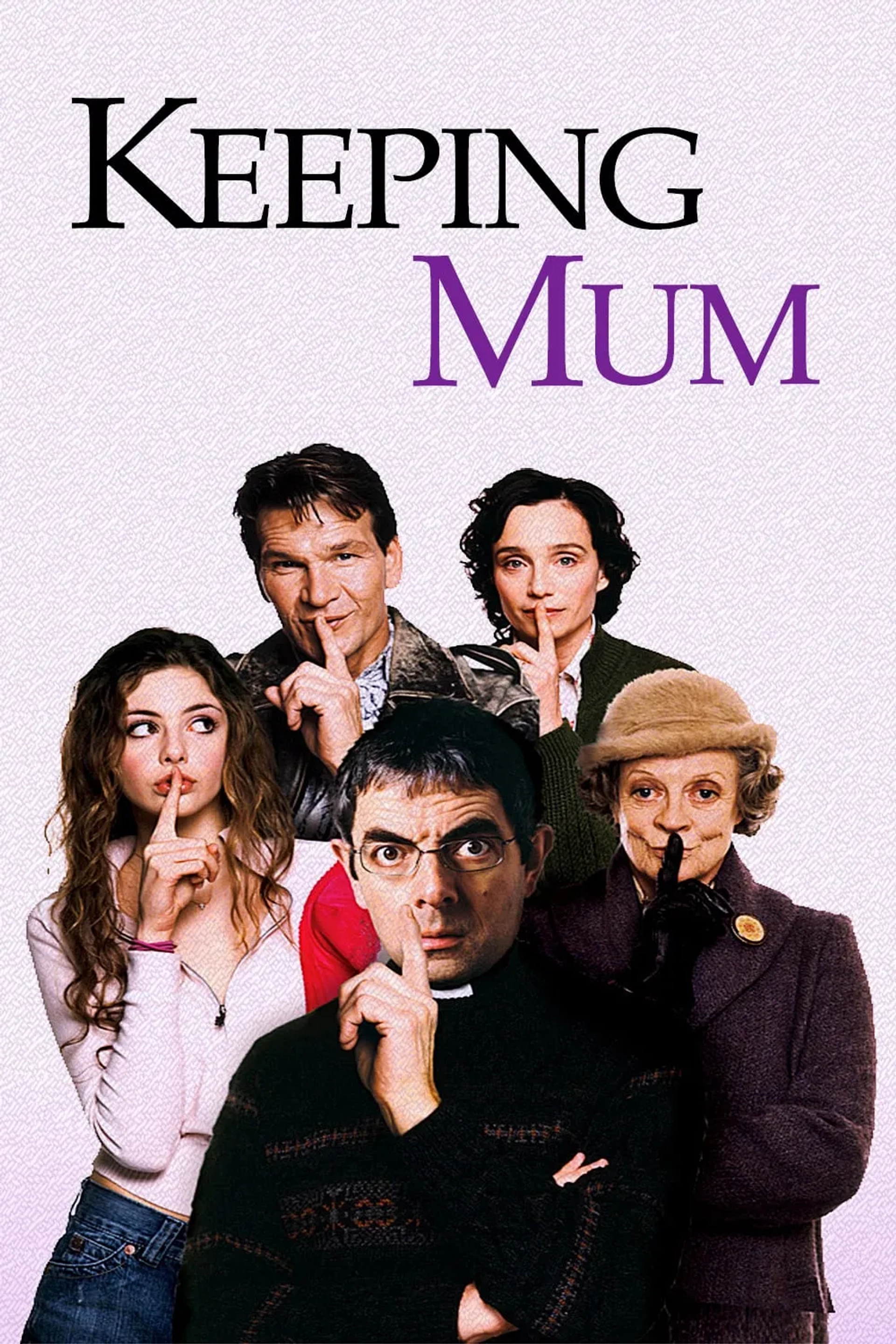 Rowan Atkinson, Kristin Scott Thomas, Patrick Swayze, Maggie Smith, and Tamsin Egerton in Keeping Mum (2005)