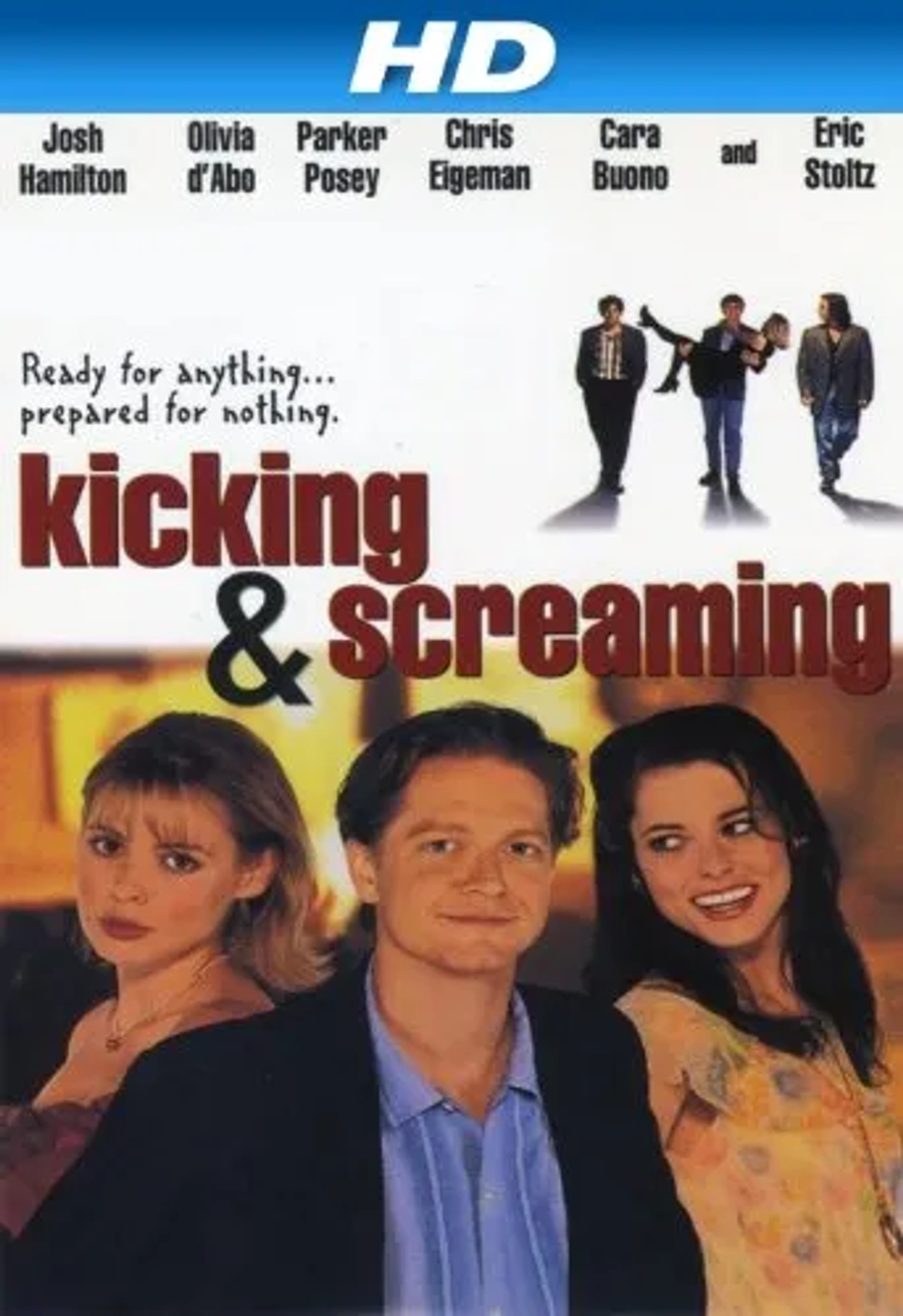 Parker Posey, Eric Stoltz, and Olivia d'Abo in Kicking and Screaming (1995)