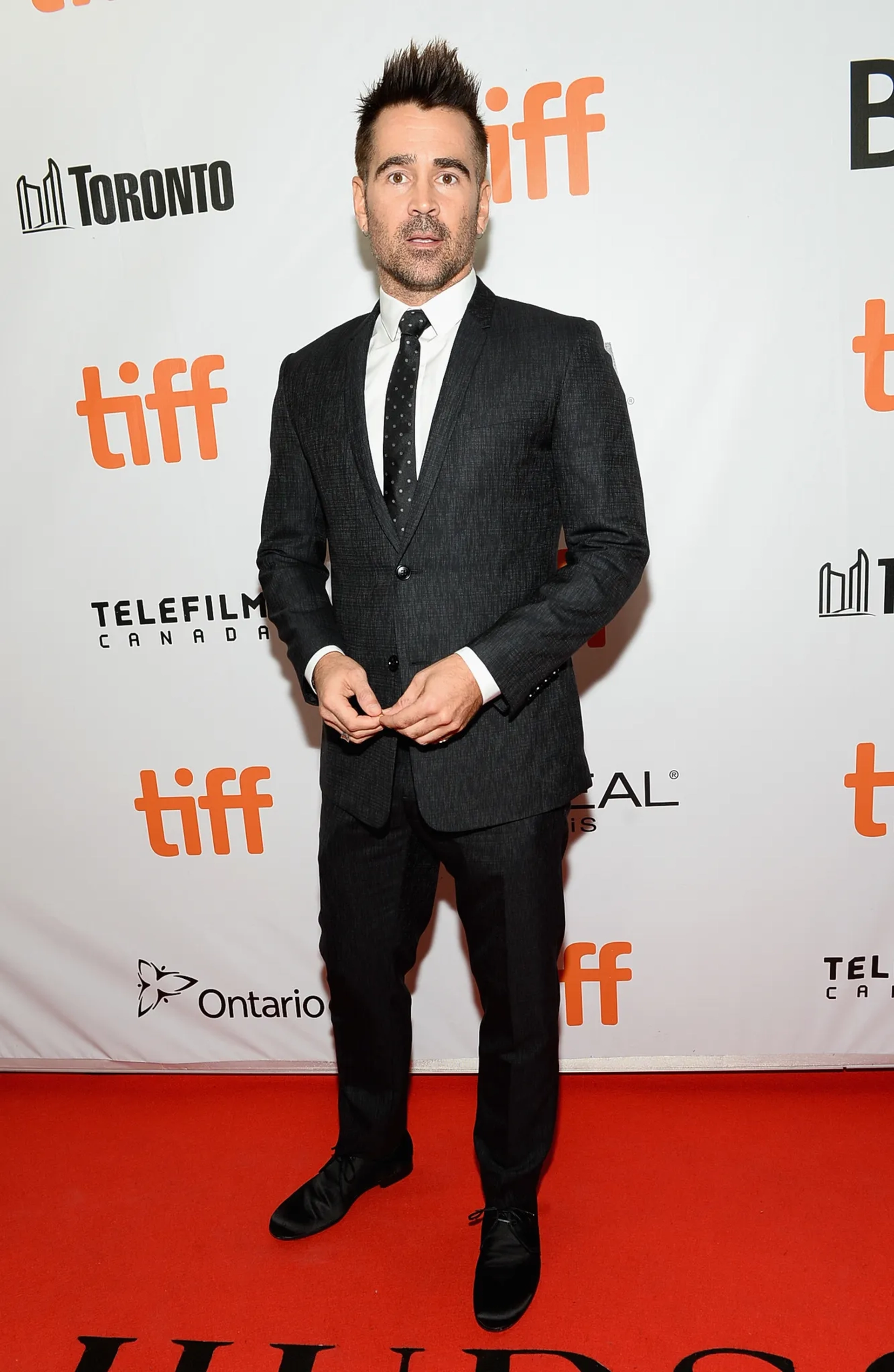 Colin Farrell at an event for Widows (2018)