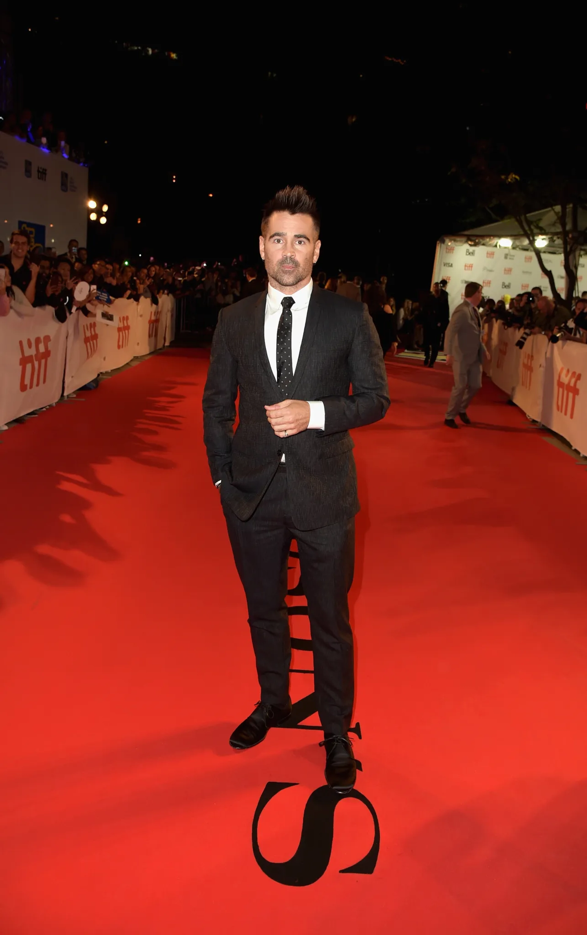 Colin Farrell at an event for Widows (2018)