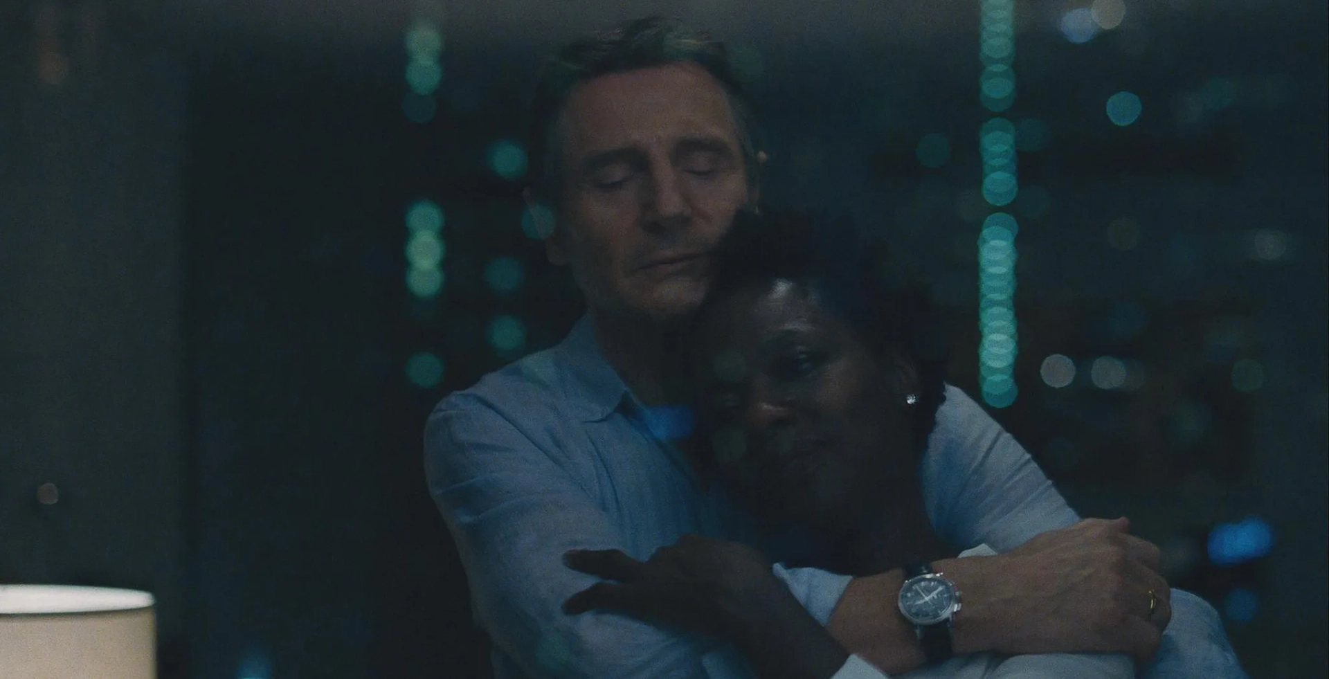 Liam Neeson and Viola Davis in Widows (2018)
