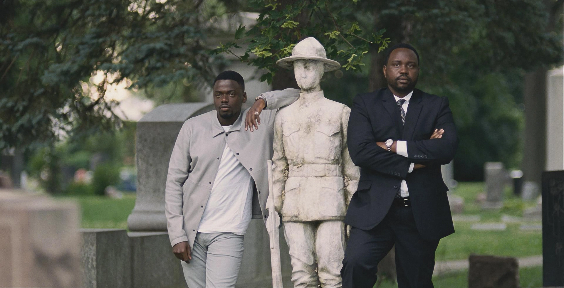 Daniel Kaluuya and Brian Tyree Henry in Widows (2018)
