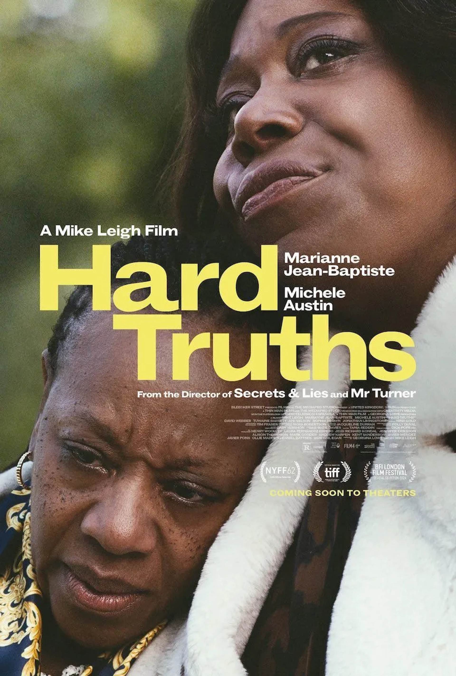 Marianne Jean-Baptiste and Michele Austin in Hard Truths (2024)