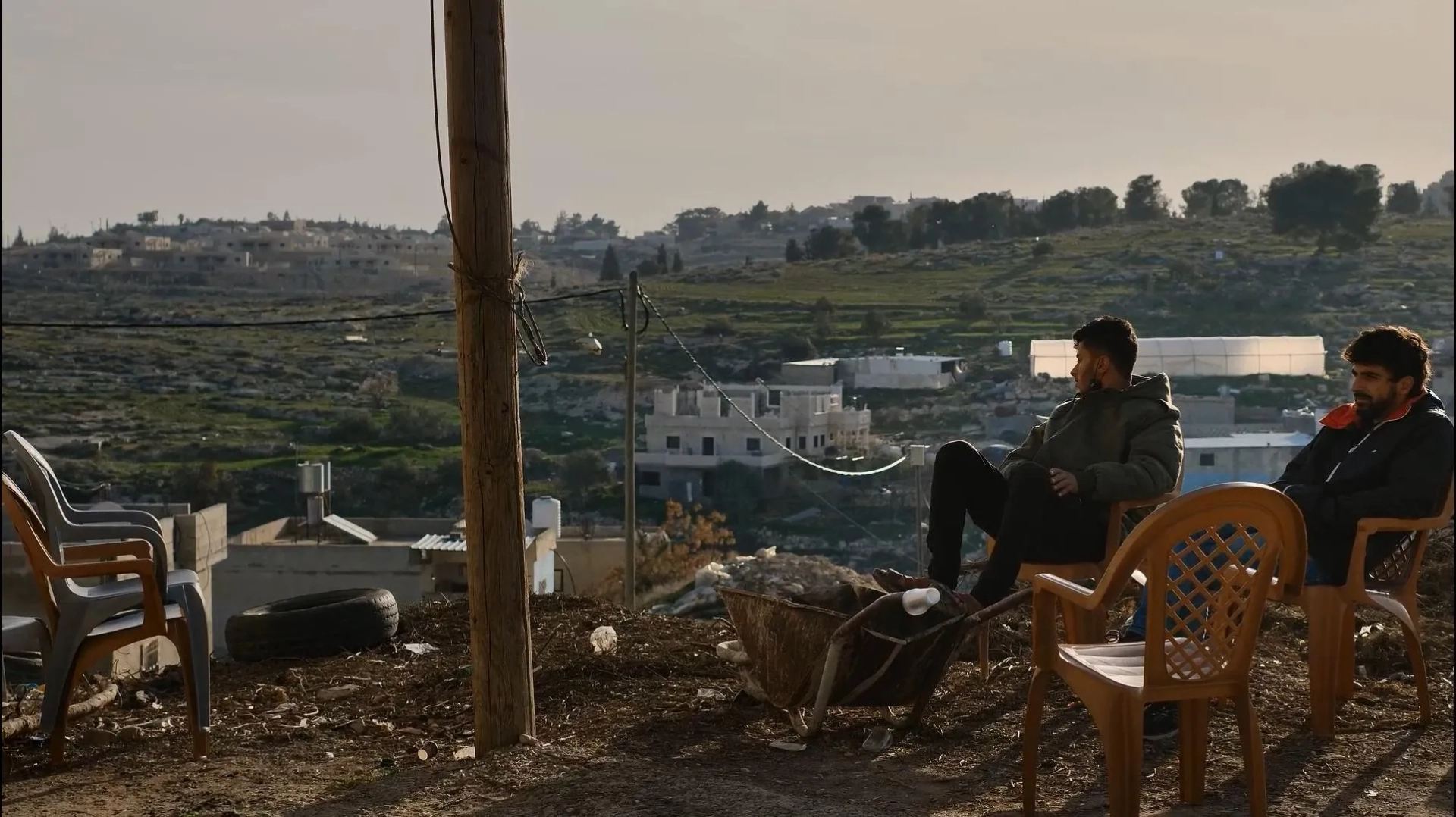Basel Adra and Yuval Abraham in No Other Land (2024)
