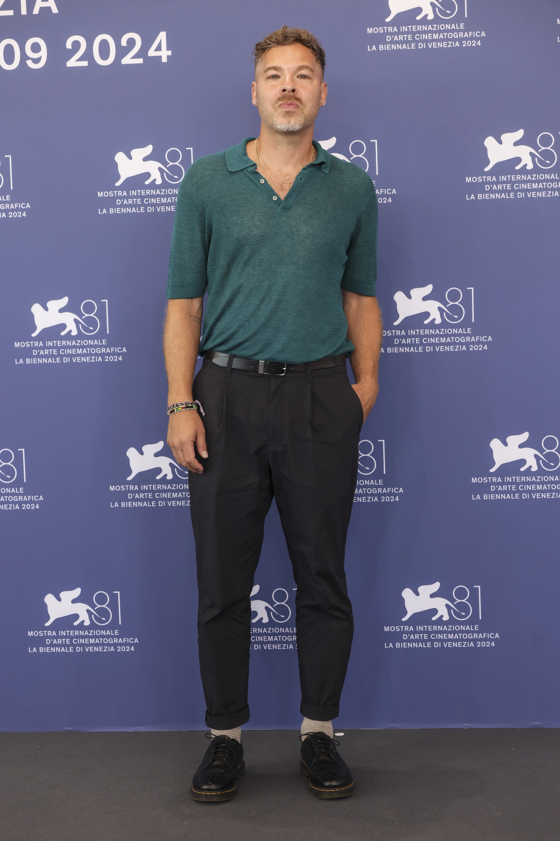 Zach Baylin at an event for The Order (2024)