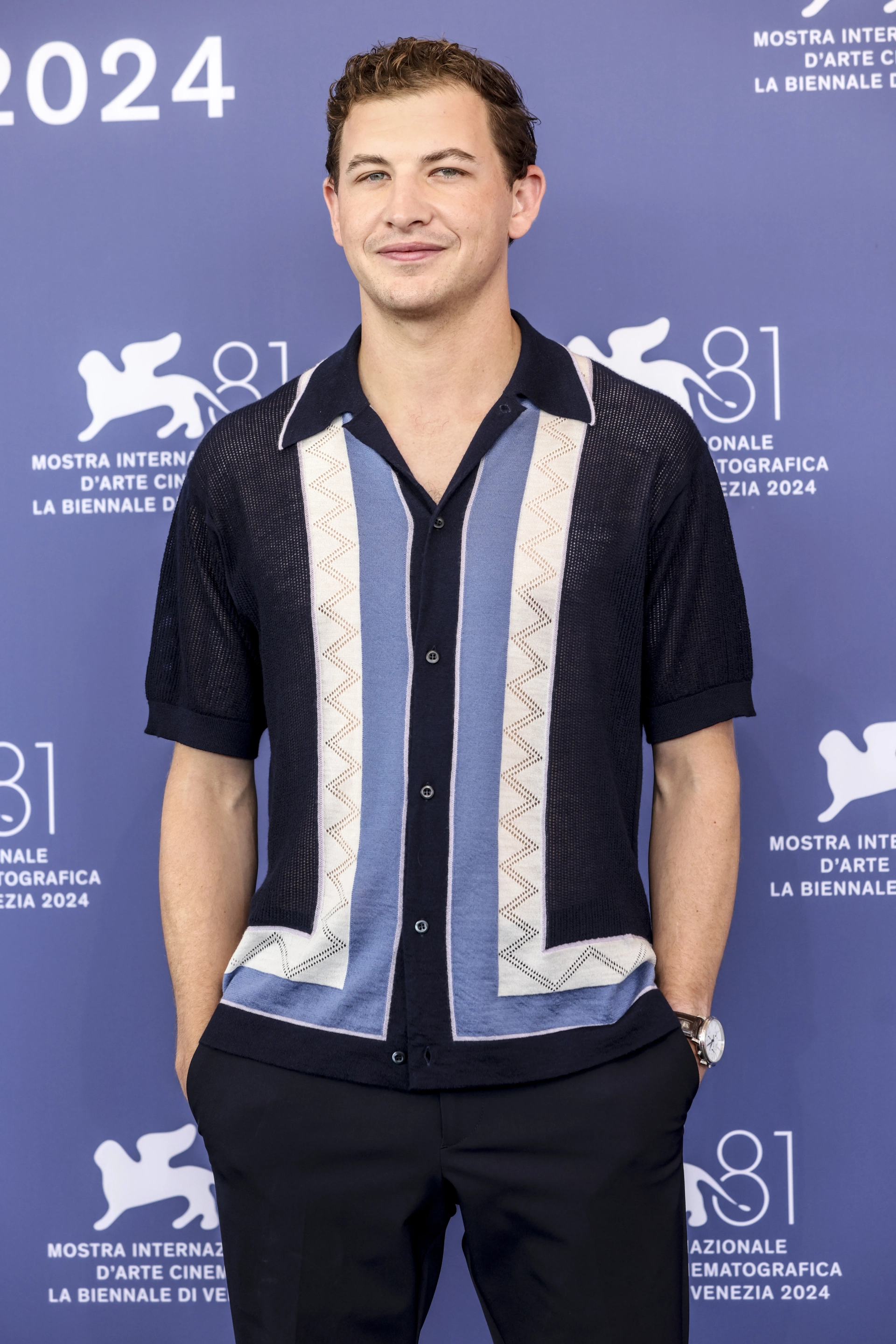 Tye Sheridan at an event for The Order (2024)