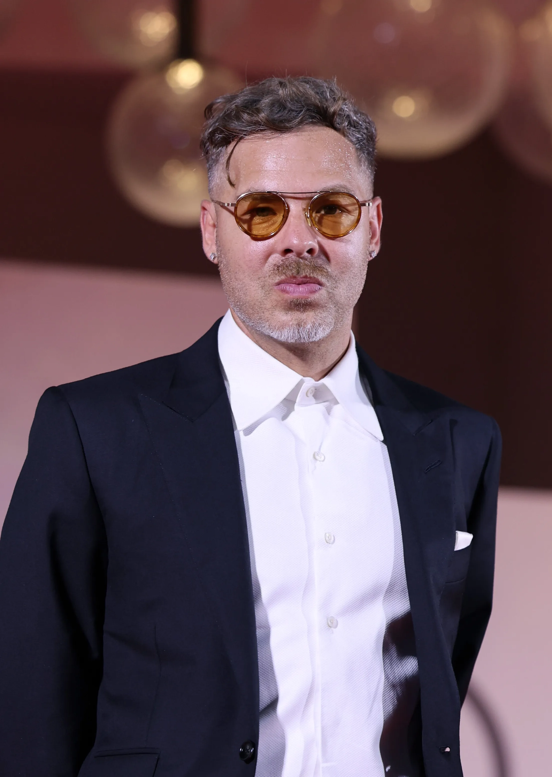 Zach Baylin at an event for The Order (2024)