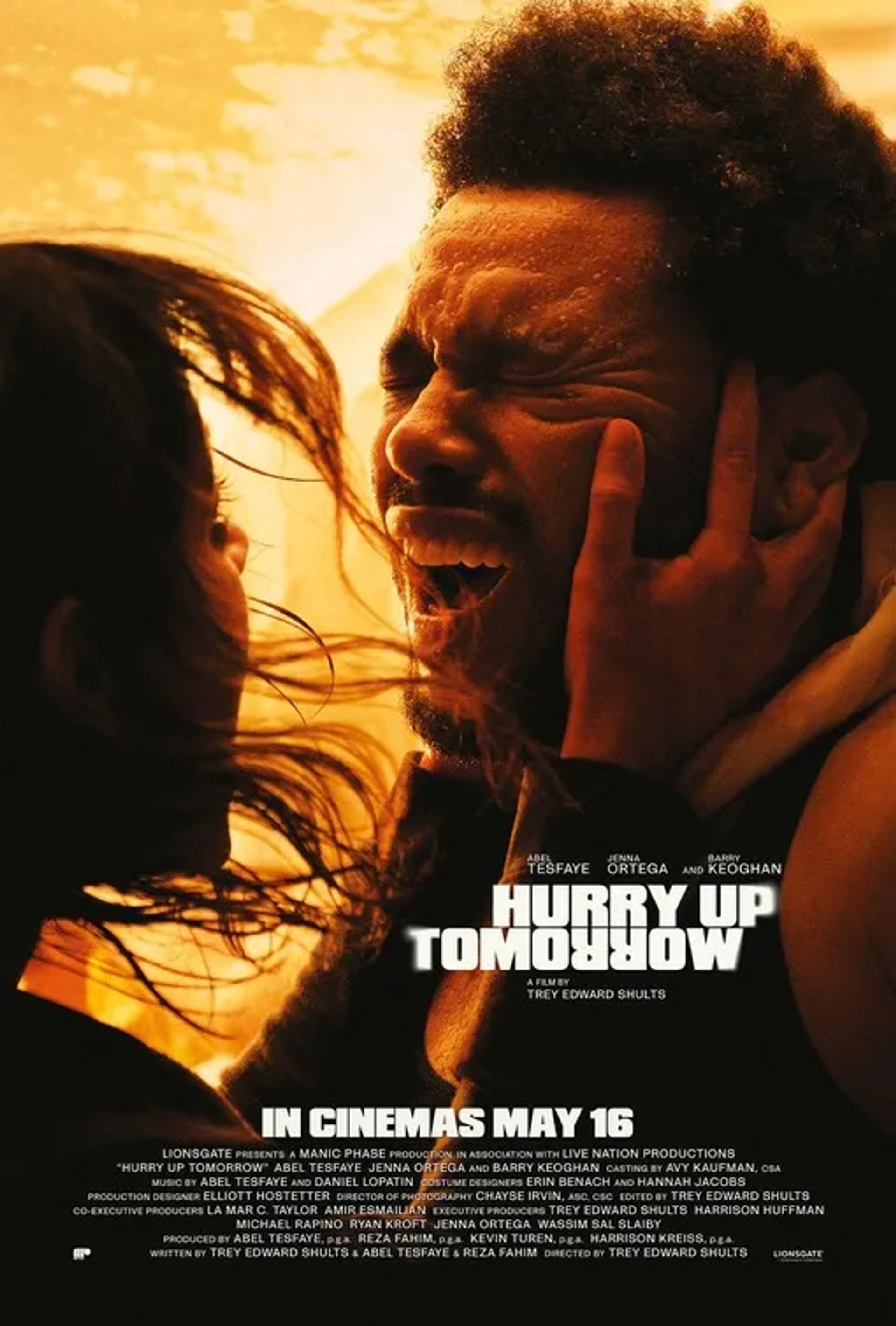 The Weeknd and Jenna Ortega in Hurry Up Tomorrow (2025)
