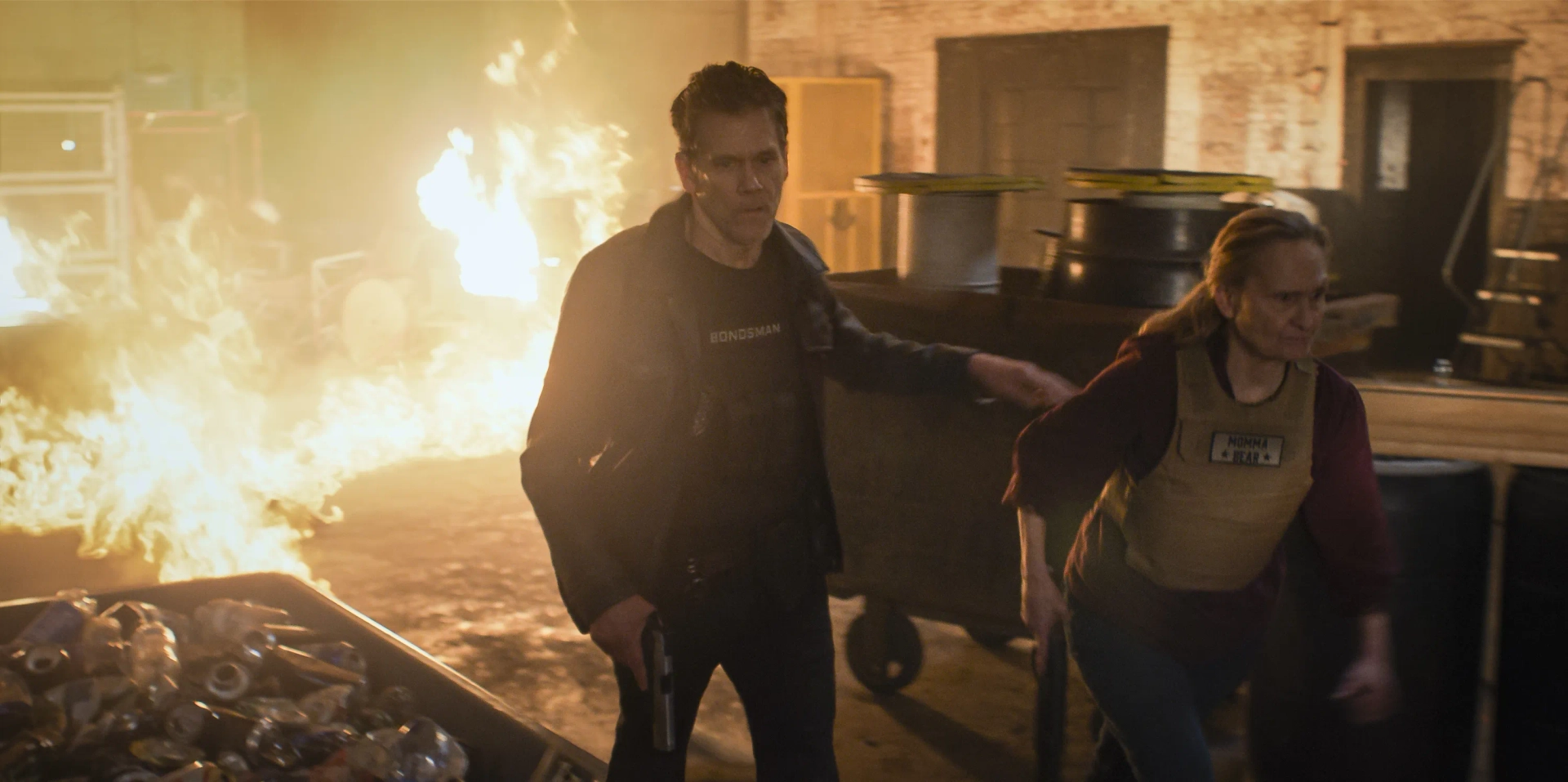 Kevin Bacon and Beth Grant in The Bondsman (2025)