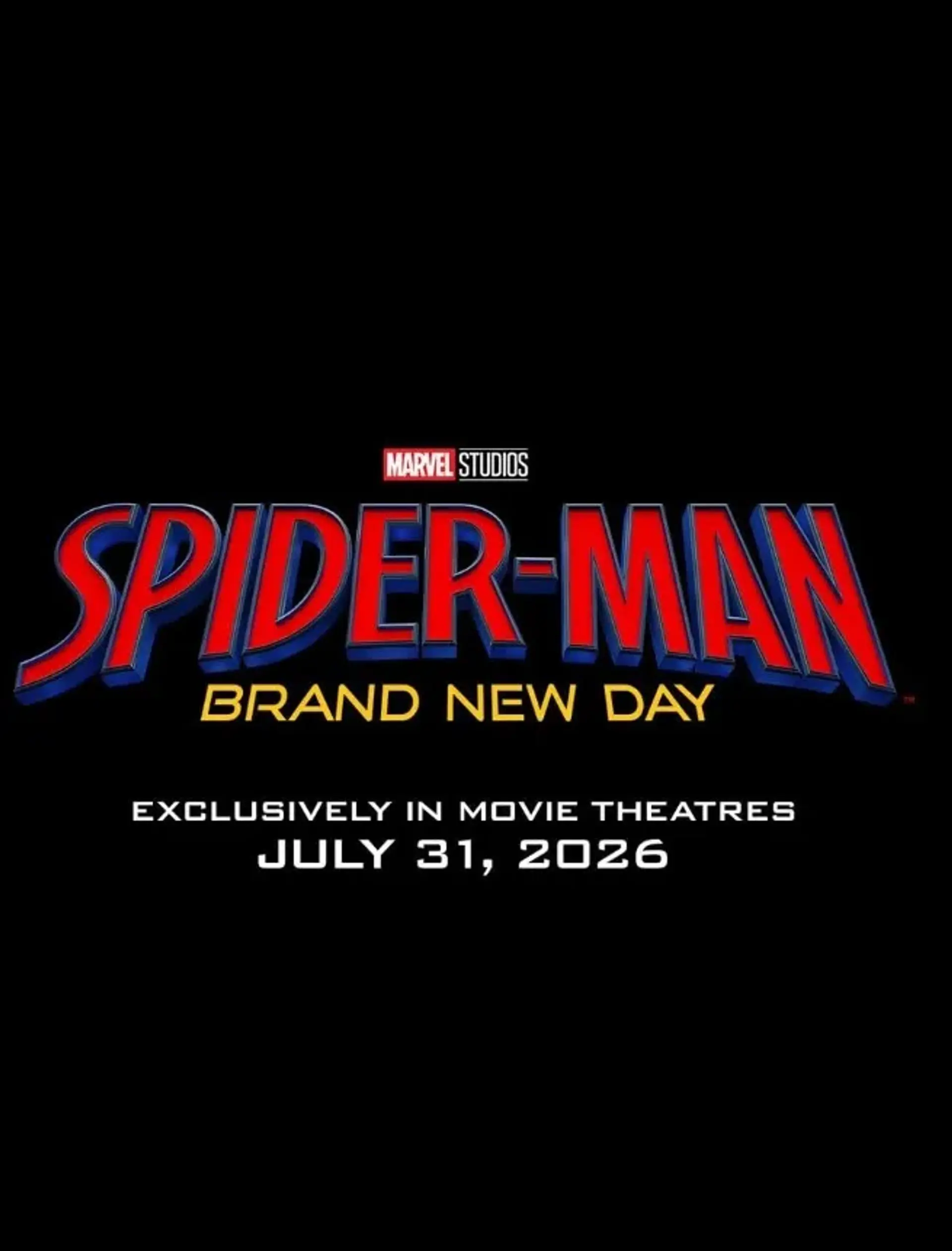 فیلم مرد عنکبوتی: روز کاملا جدید (Spider-Man: Brand New Day 2026)