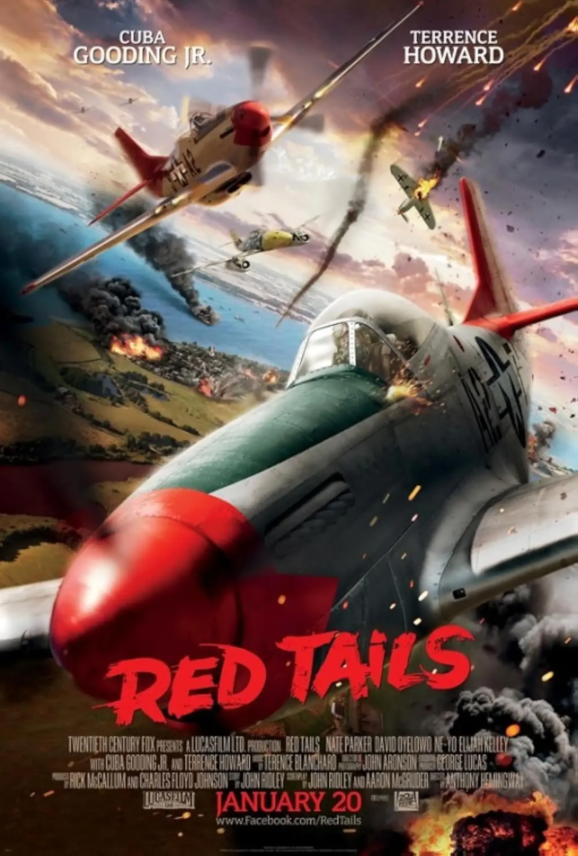 فیلم دم قرمزها (Red Tails 2012)