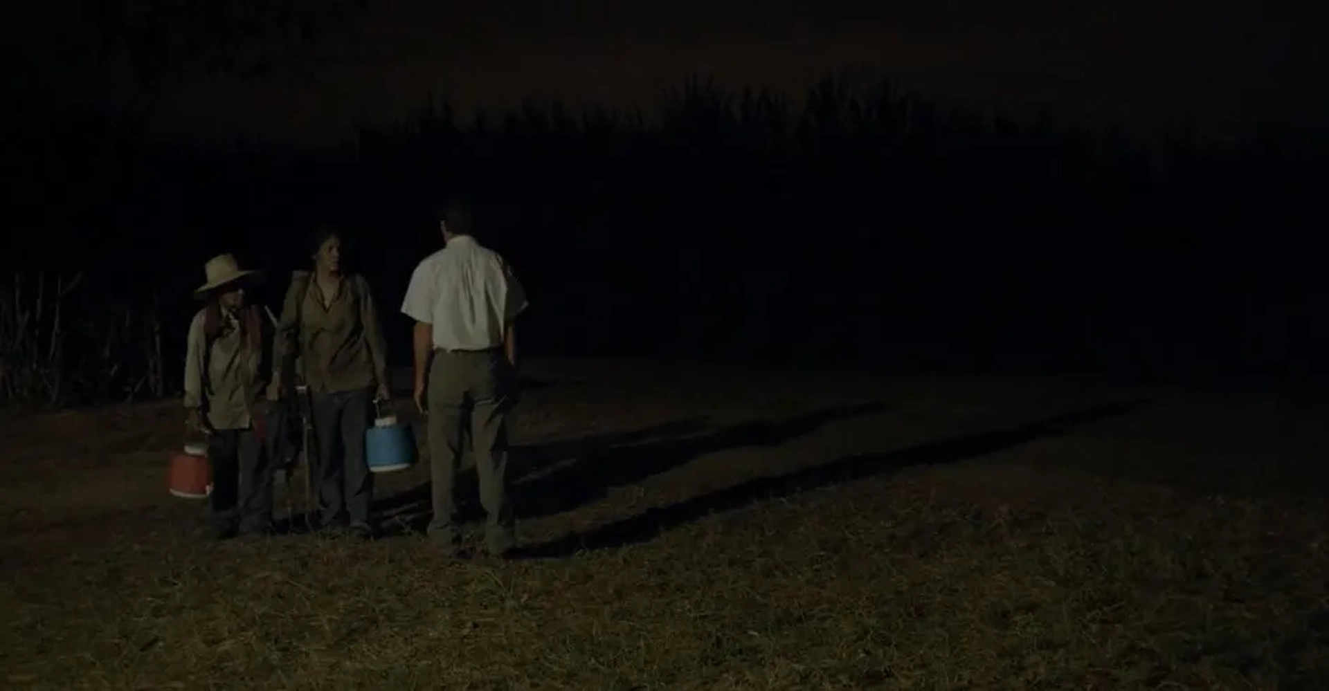 Marleyda Soto, Haimer Leal, and Hilda Ruiz in Land and Shade (2015)
