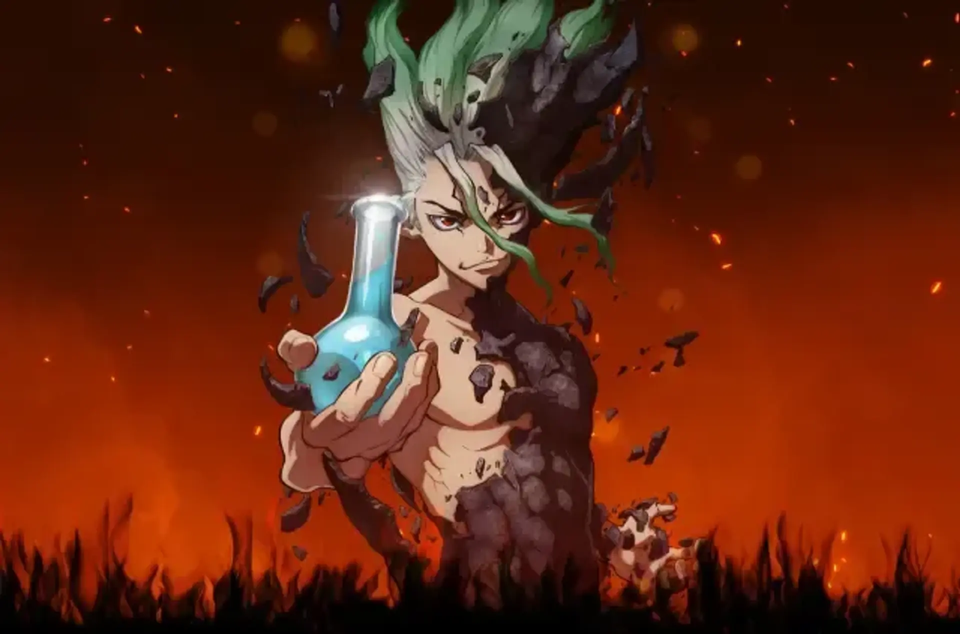 دانلود انیمه دکتر استون (Dr. Stone 2019)