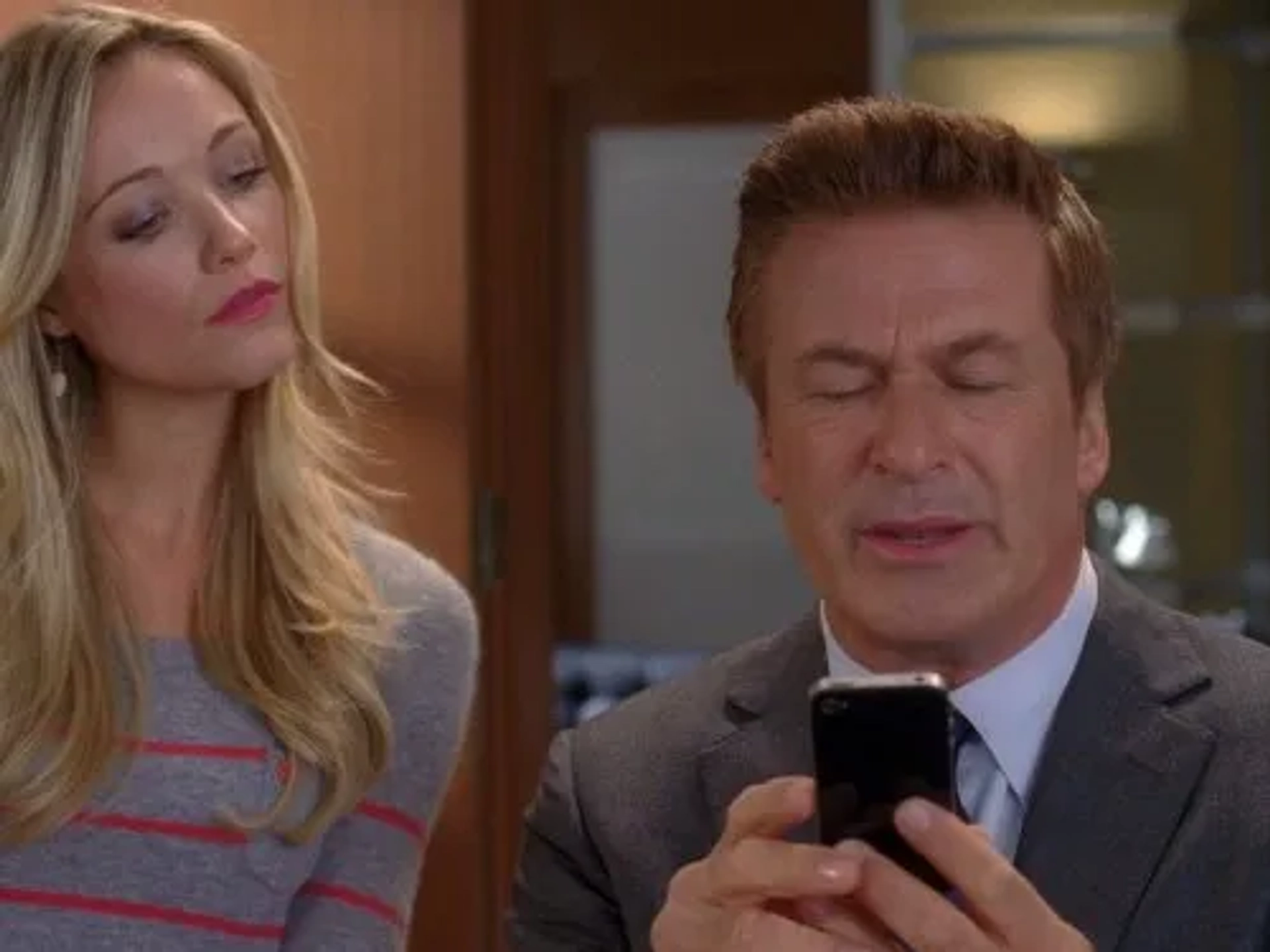Alec Baldwin and Katrina Bowden in 30 Rock (2006)