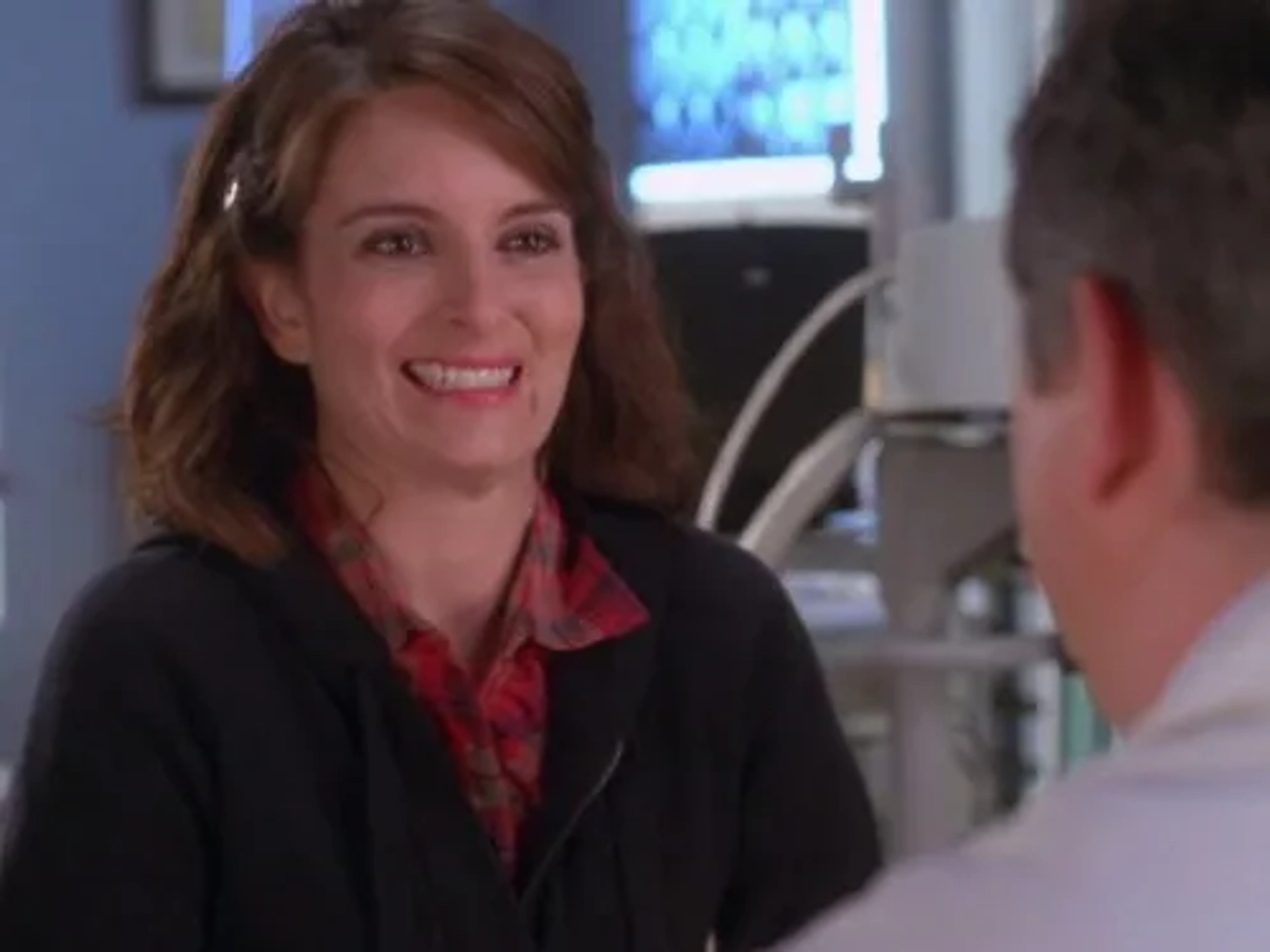 Tina Fey and Chris Parnell in 30 Rock (2006)