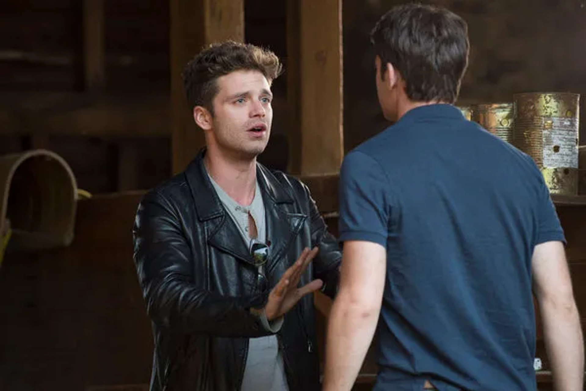 Sebastian Stan and James Wolk in Political Animals (2012)