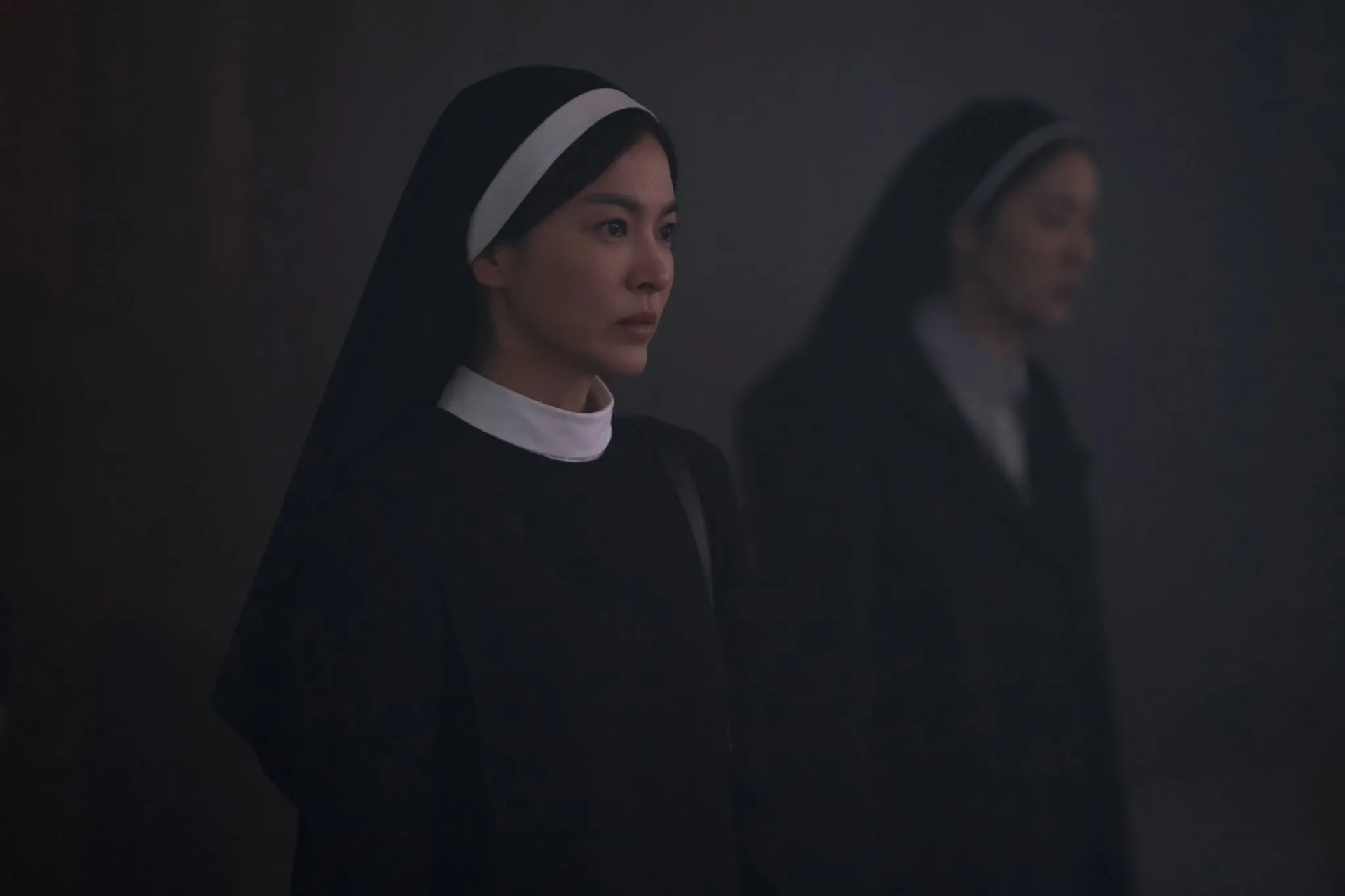 Song Hye-kyo and Jeon Yeo-been in Dark Nuns (2025)