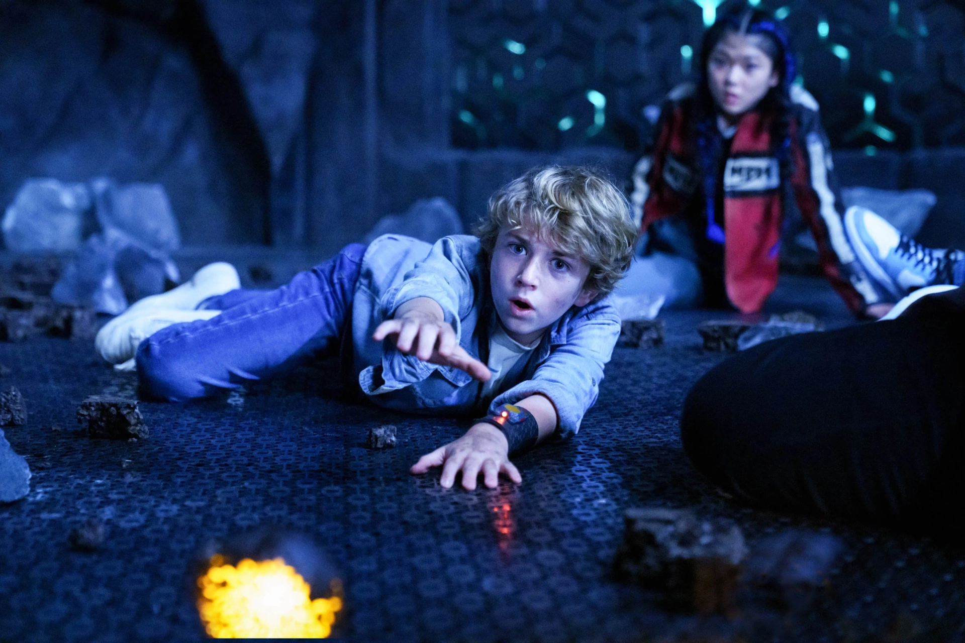 Momona Tamada and Walker Scobell in Secret Headquarters (2022)