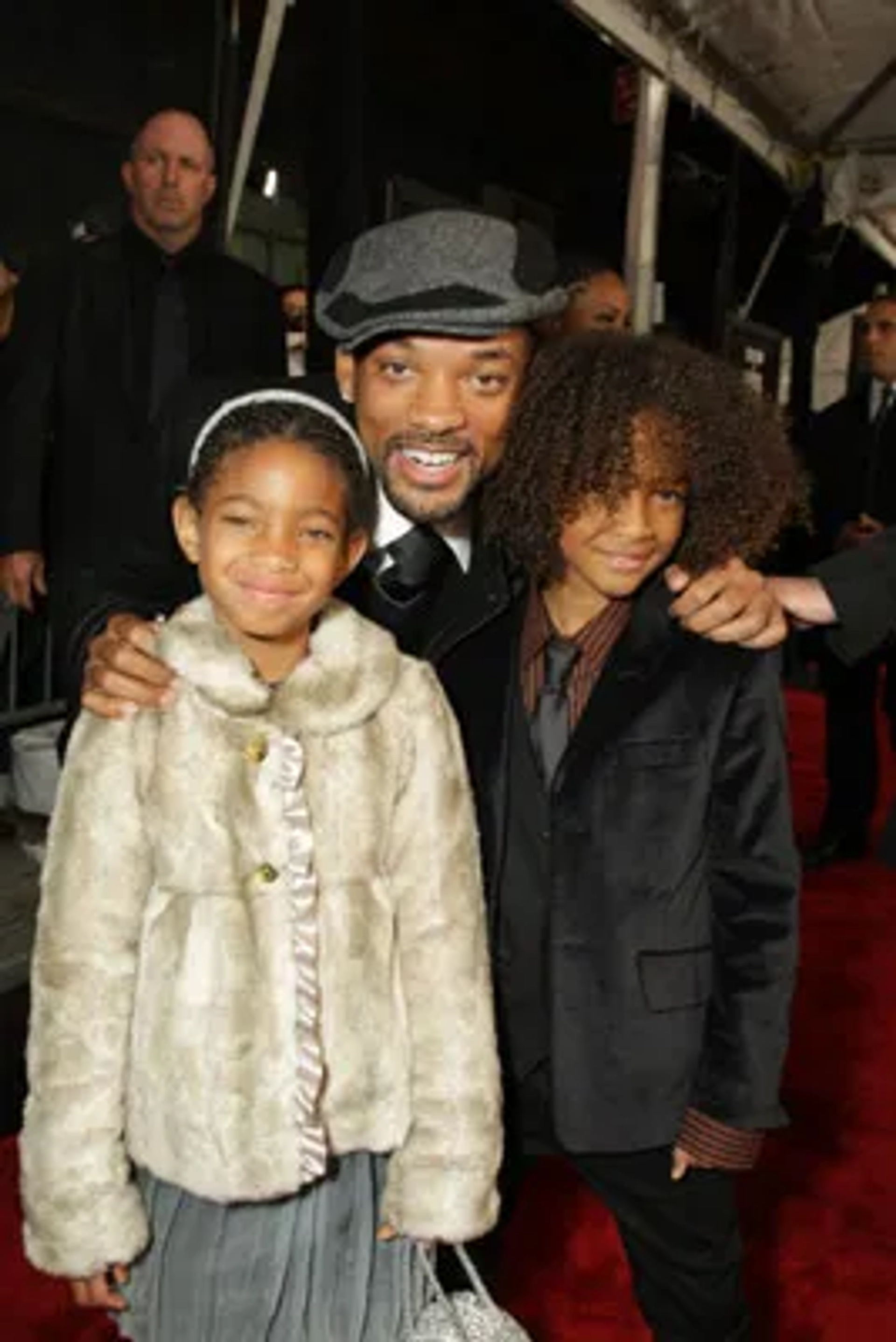 Will Smith, Jaden Smith, and Willow Smith at an event for The Day the Earth Stood Still (2008)
