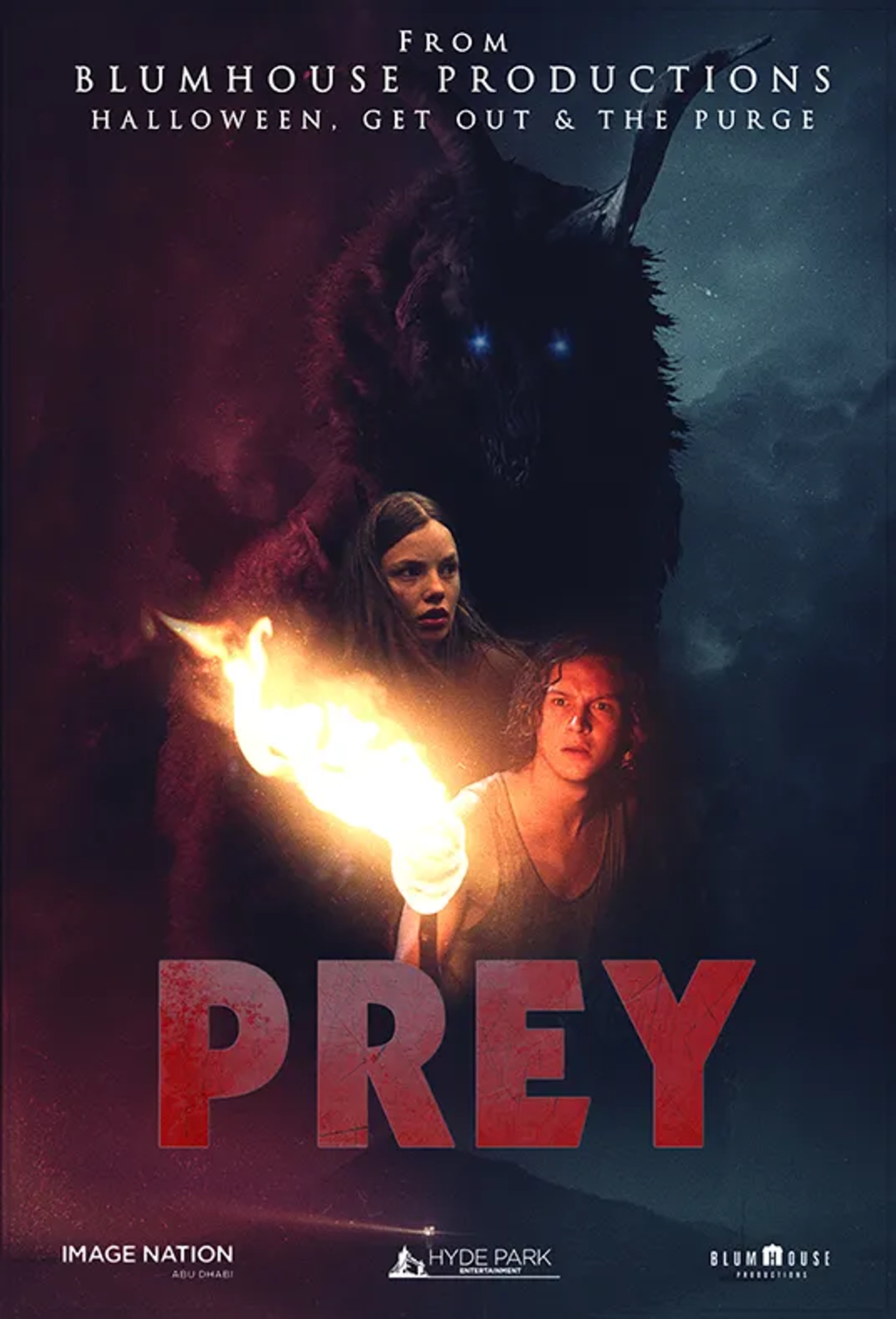 Logan Miller and Kristine Froseth in Prey (2019)