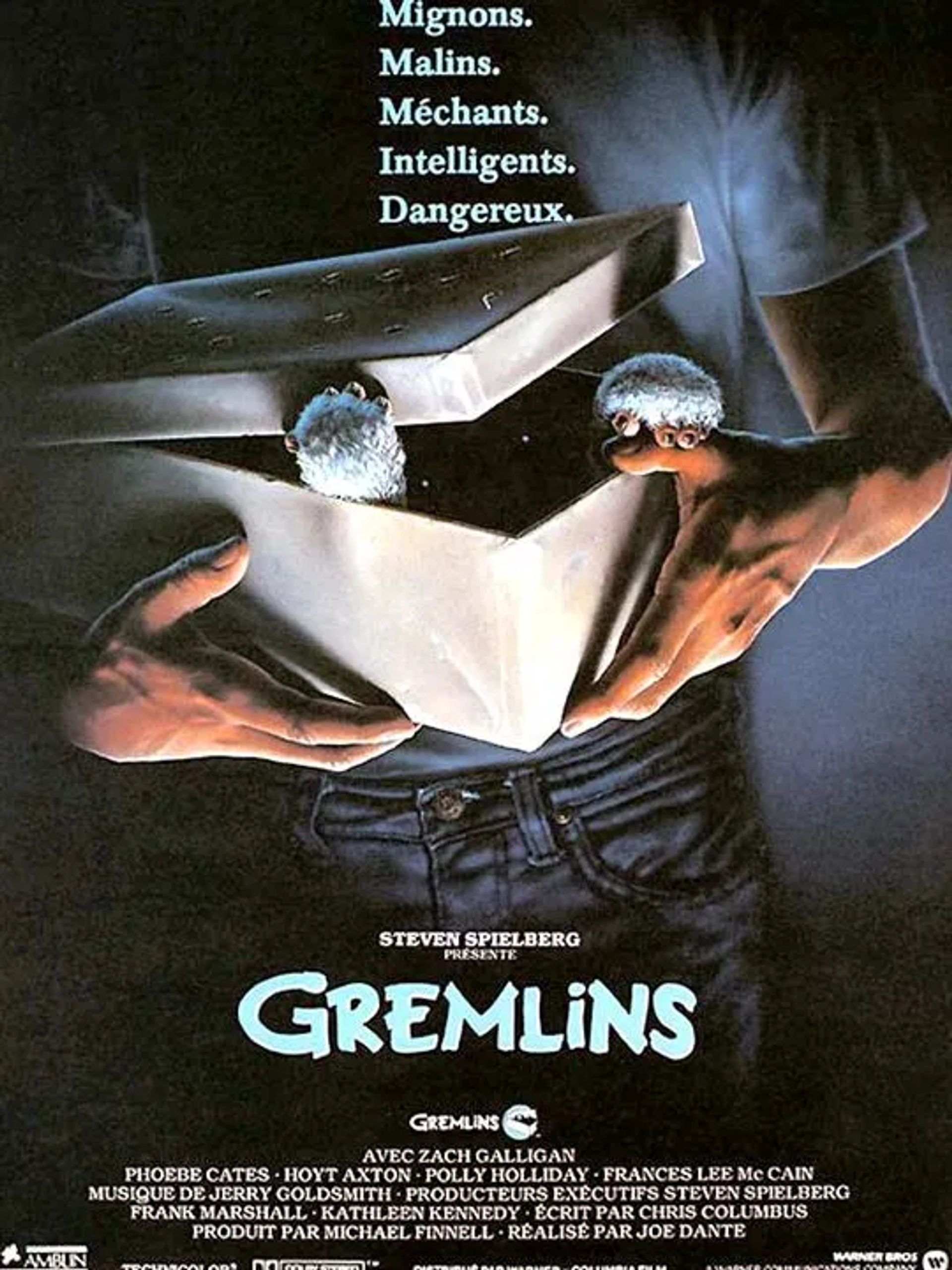 Zach Galligan and Howie Mandel in Gremlins (1984)