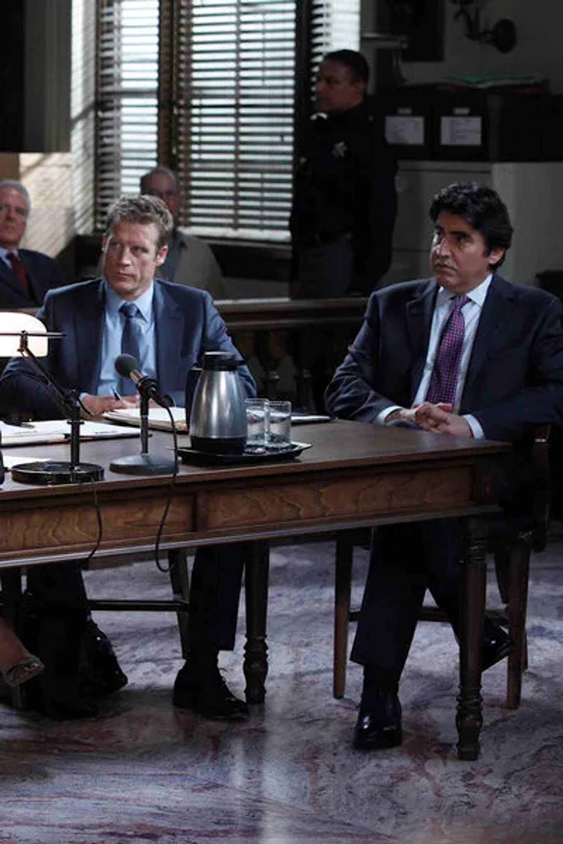 Alfred Molina and Mark Valley in Harry's Law (2011)