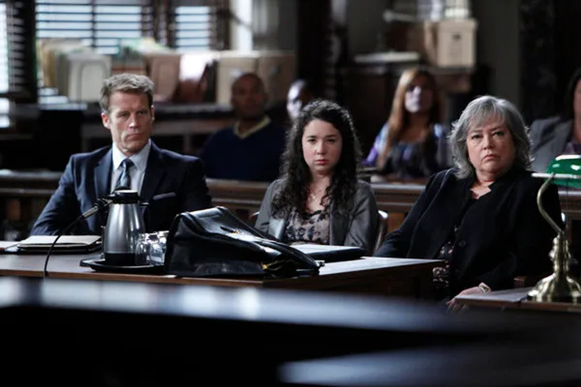 Kathy Bates and Mark Valley in Harry's Law (2011)