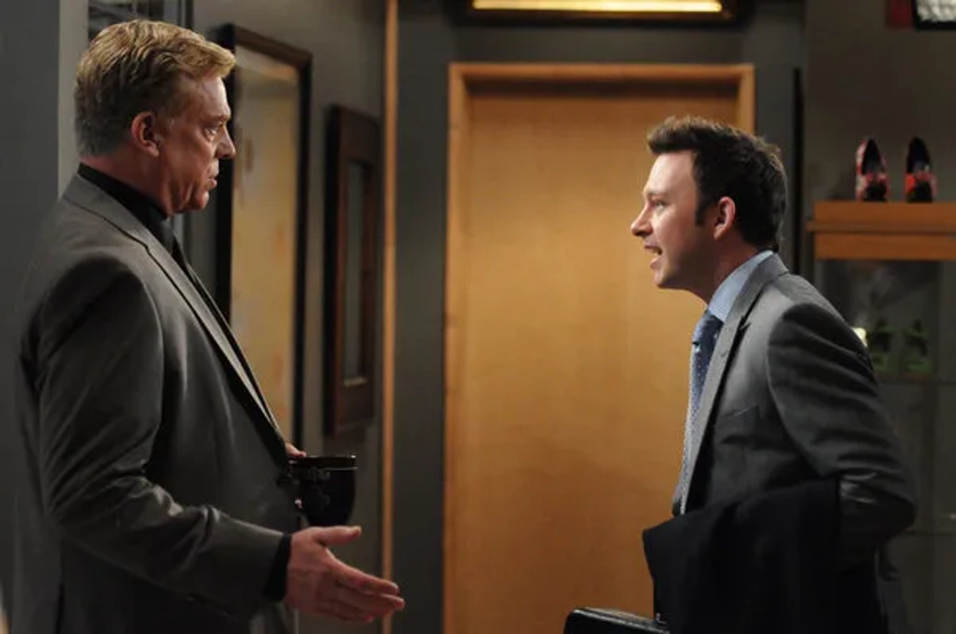 Christopher McDonald and Nate Corddry in Harry's Law (2011)