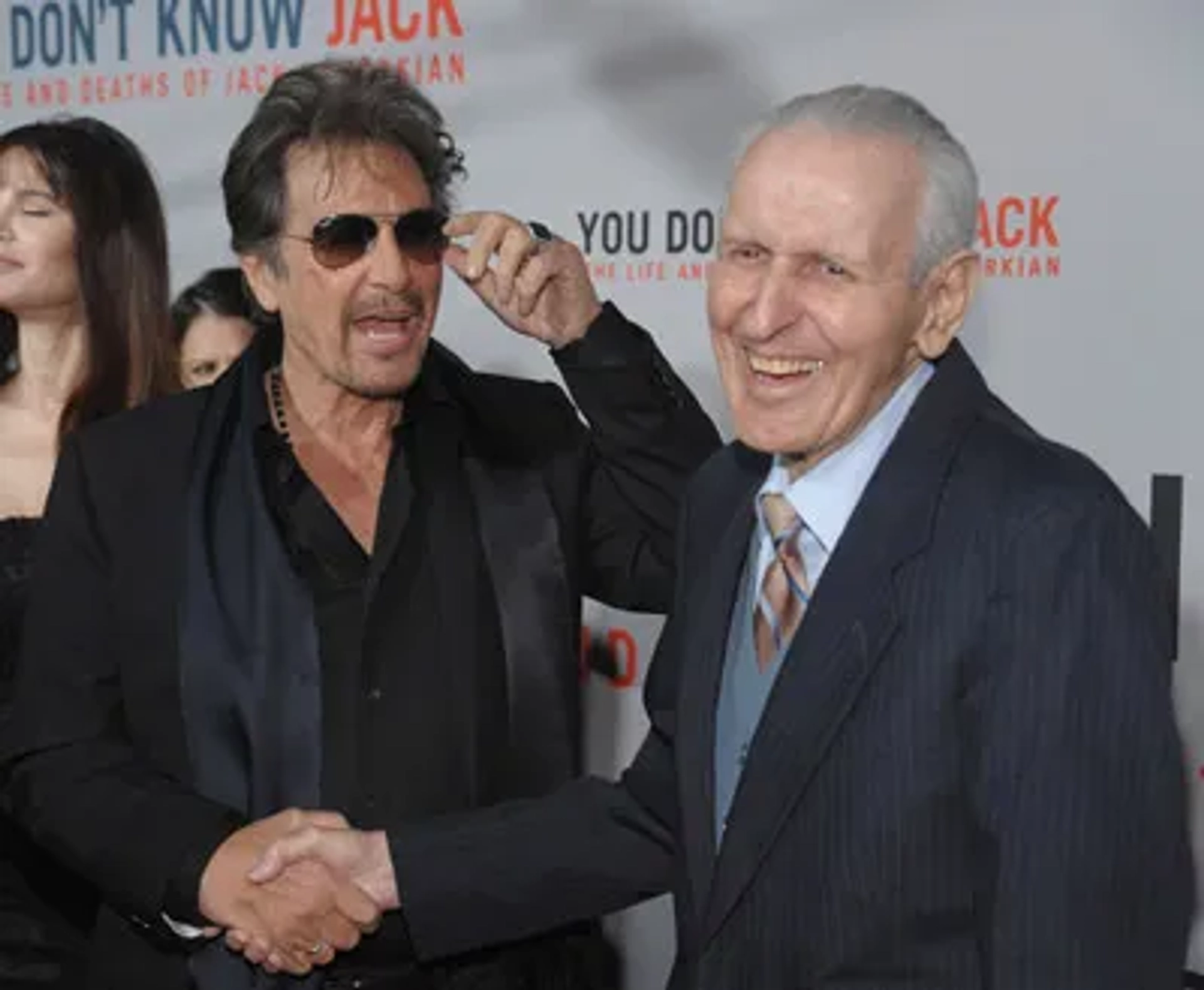 Al Pacino and Jack Kevorkian at an event for You Don't Know Jack (2010)