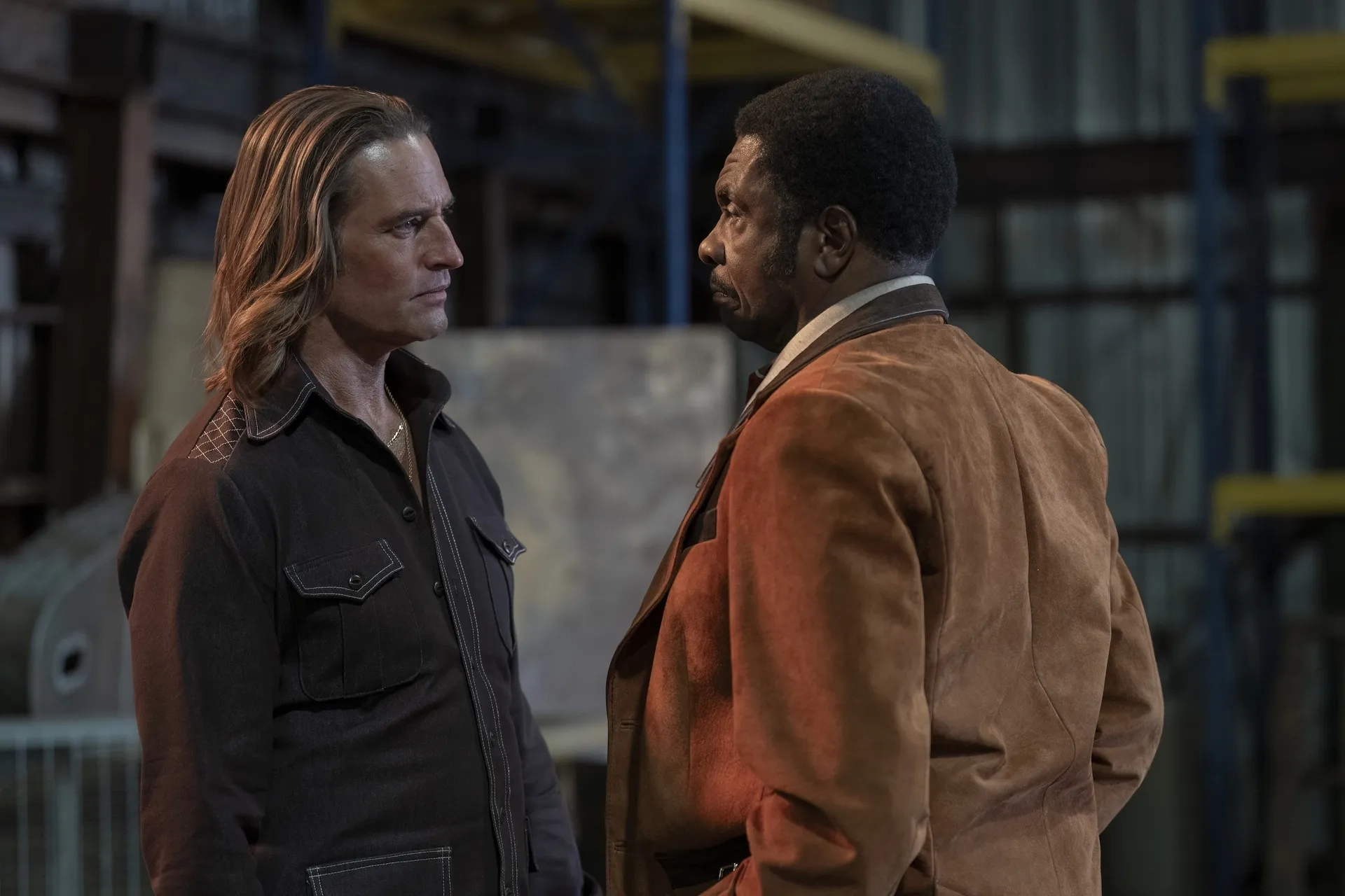 Keith David and Josh Holloway in Duster (2025)