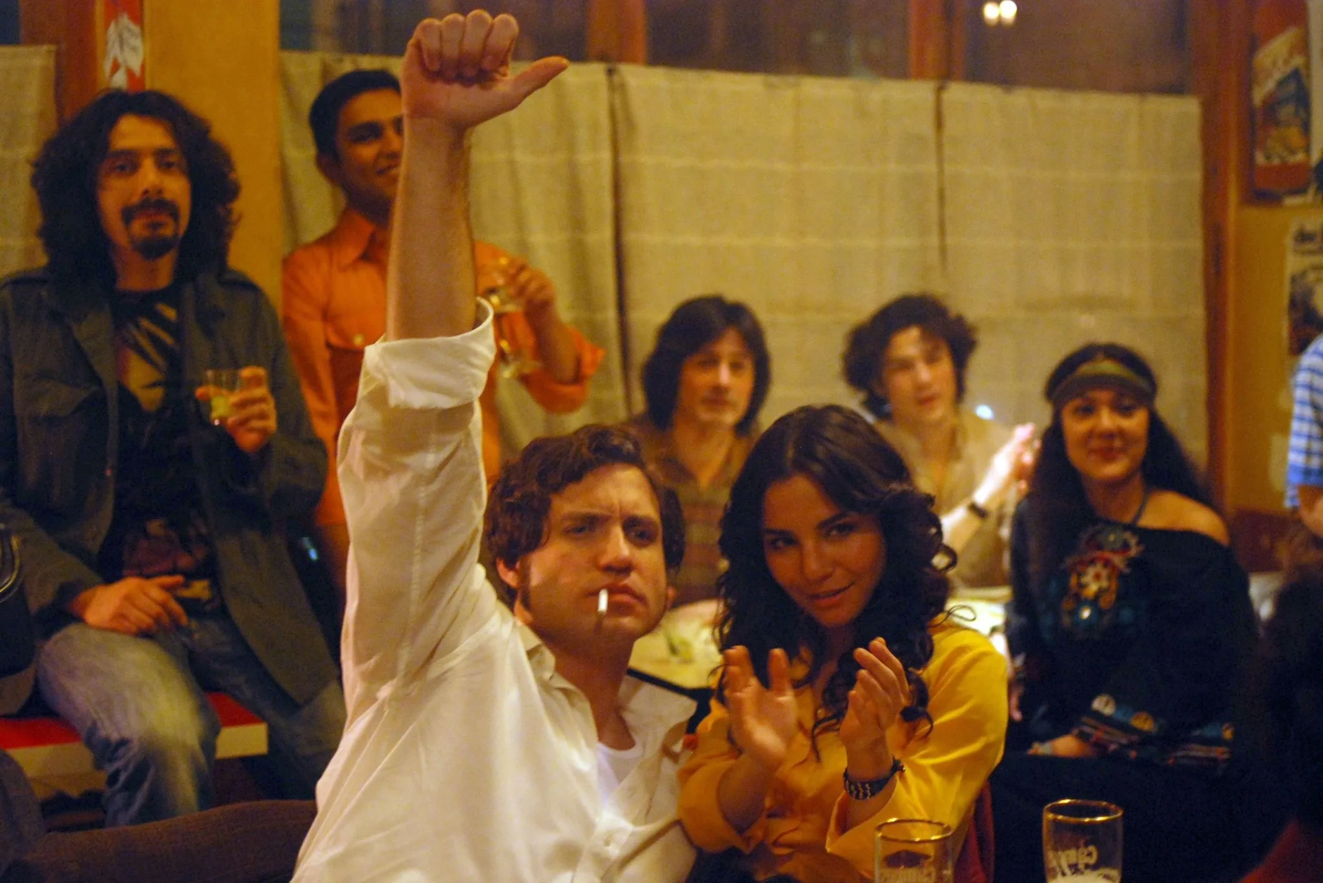 Martha Higareda and Edgar Ramírez in Carlos (2010)
