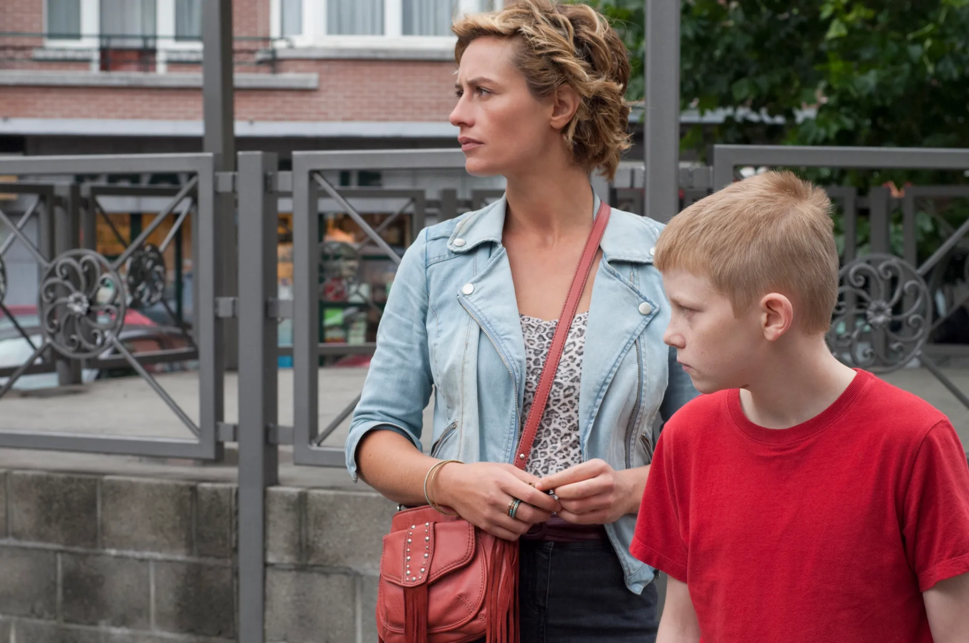 Cécile de France and Thomas Doret in The Kid with a Bike (2011)