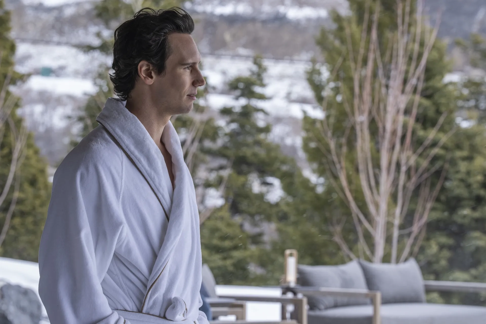 Cory Michael Smith in Mountainhead (2025)