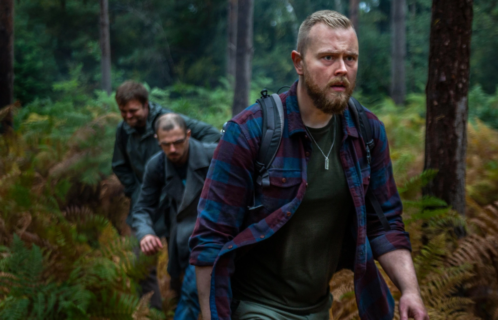 Asgeir Gunnarsson, Michael Conlon, and Nicholas Benjamin in Plaguepits: The Torture Dead (2025)