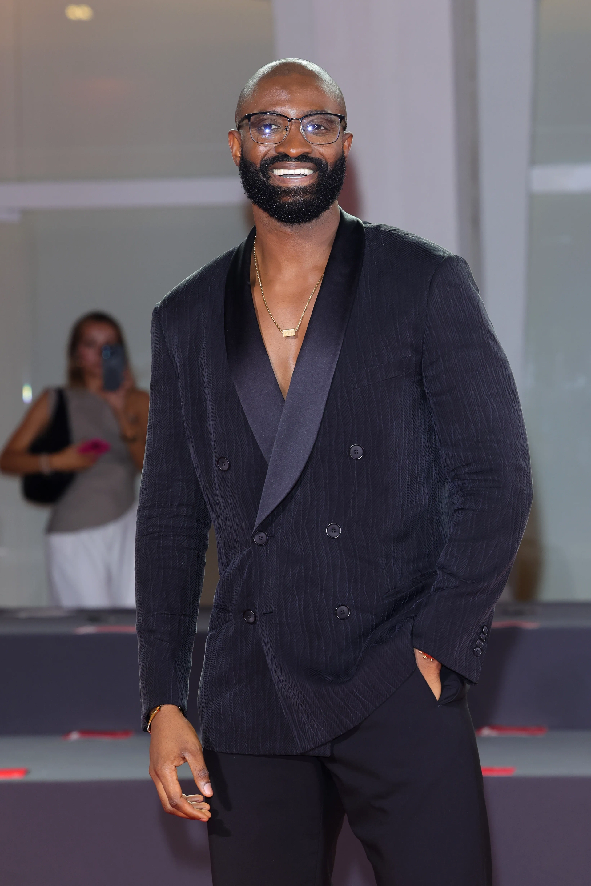 Ric Hassani at an event for Three Friends (2024)