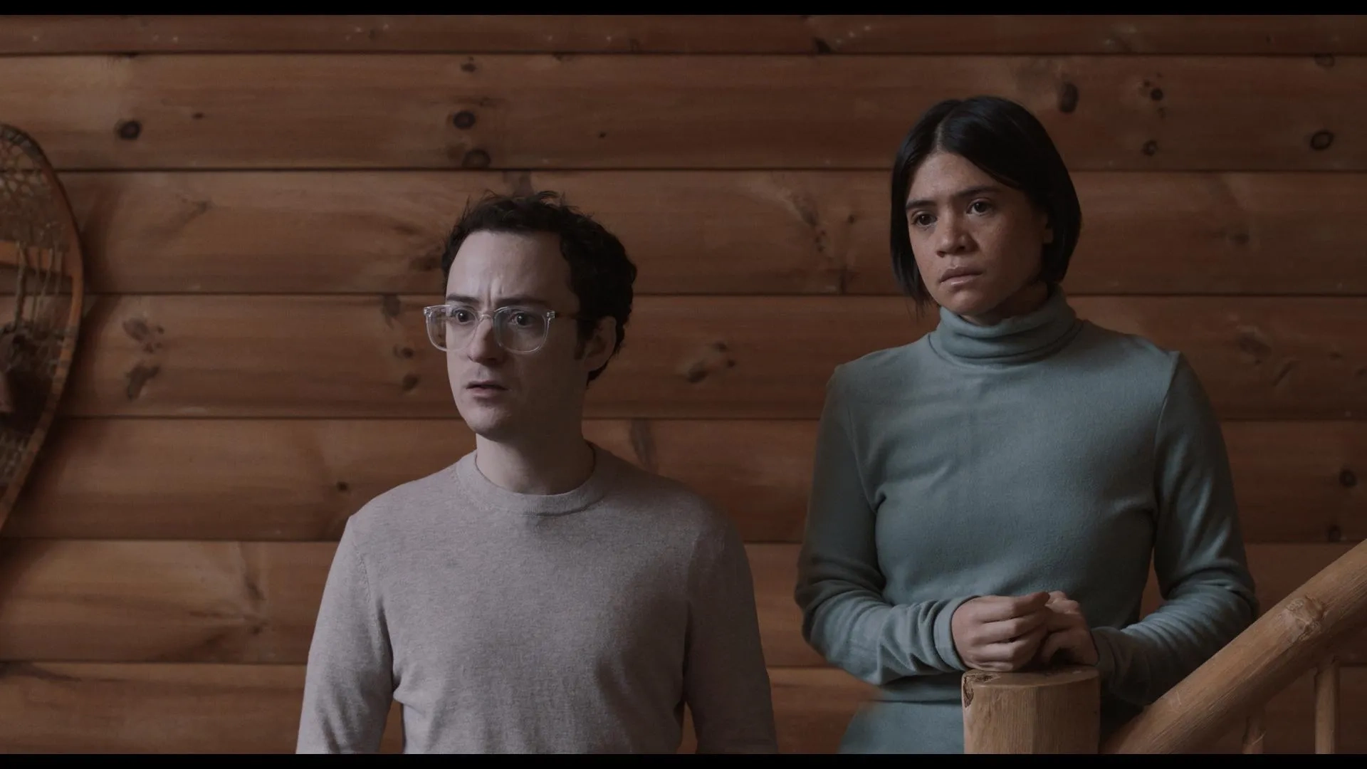 Julia Shiplett and Griffin Newman in Turn Me On (2024)